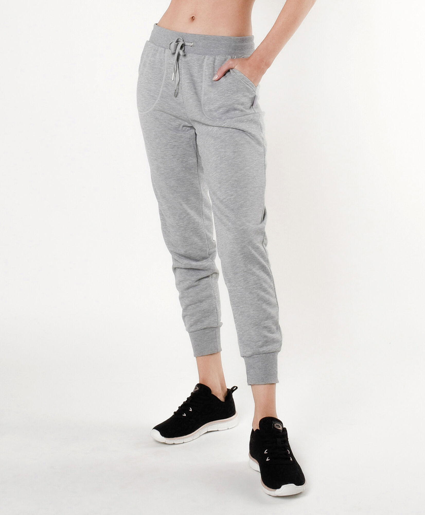 Pantalón de buzo mujer liso jogger Pantalón de buzo mujer liso jogger