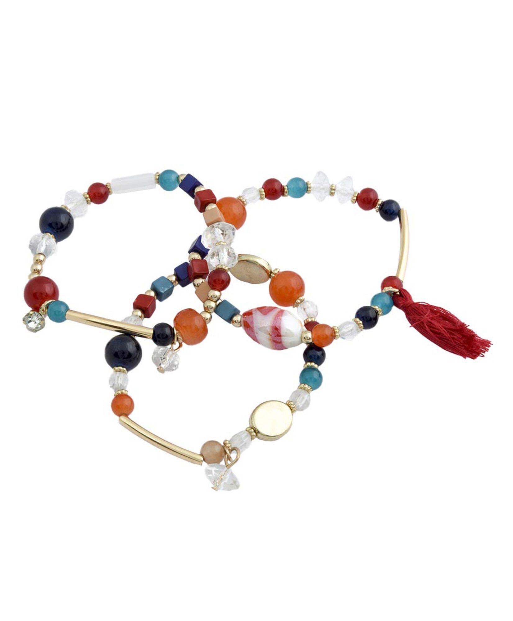 Pulsera triple colores 3 piezas Pulsera triple colores 3 piezas