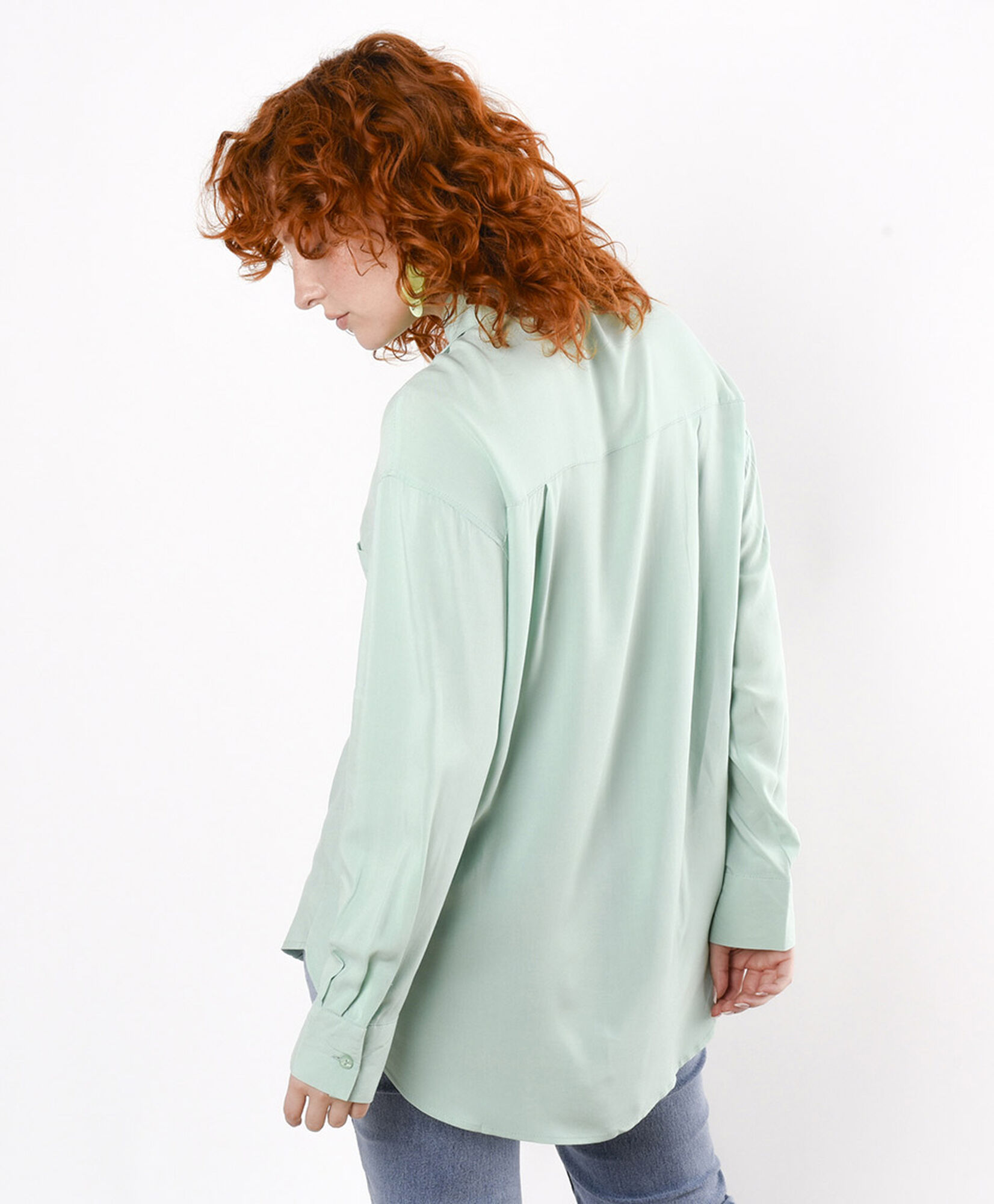 Blusa mujer oversize verde Blusa mujer oversize verde