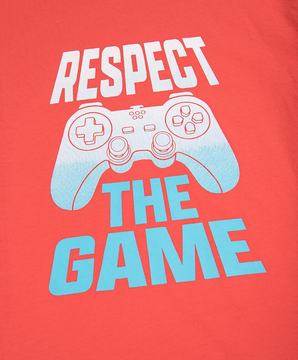 Polera ni&ntilde;o respect the game