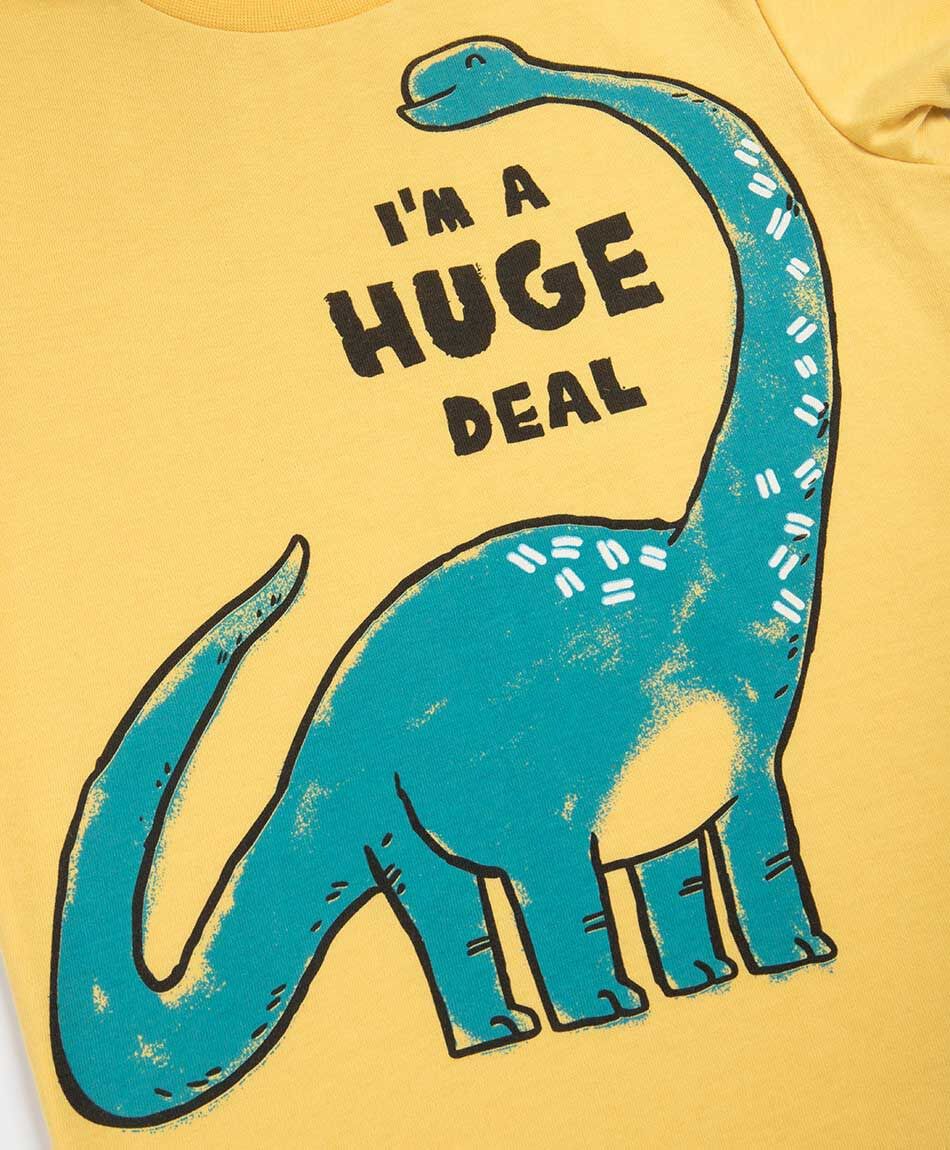 Polera beb&eacute; dinosaurio frase