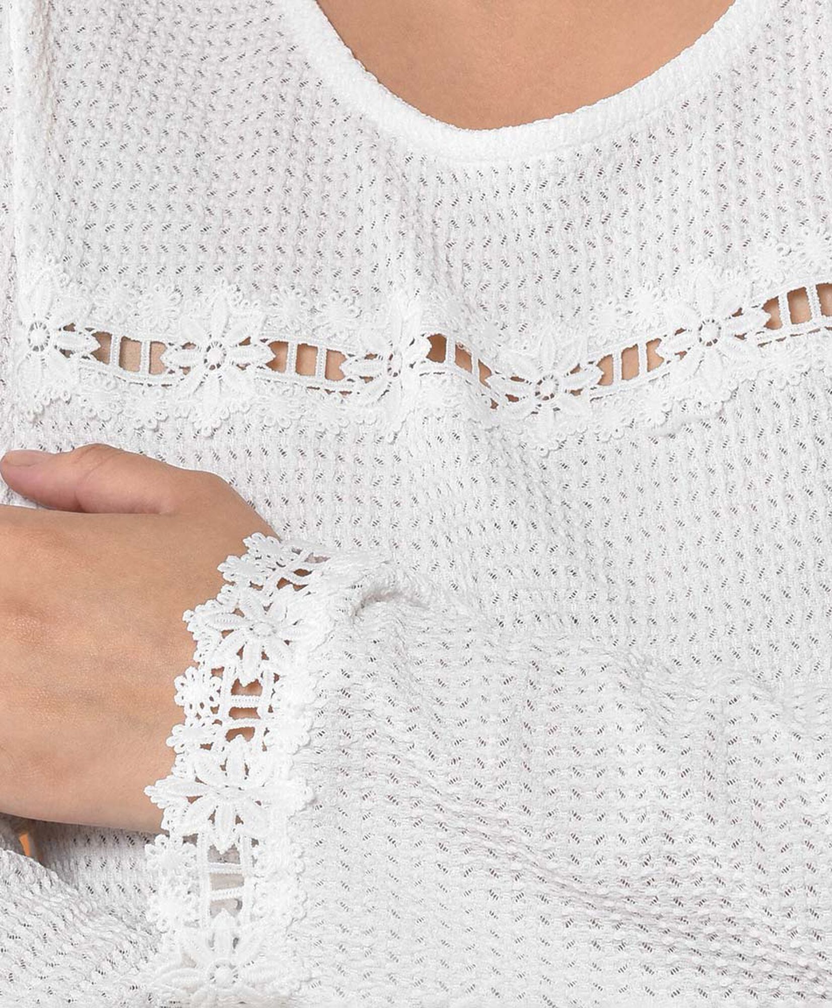 Polera mujer encaje Polera mujer encaje