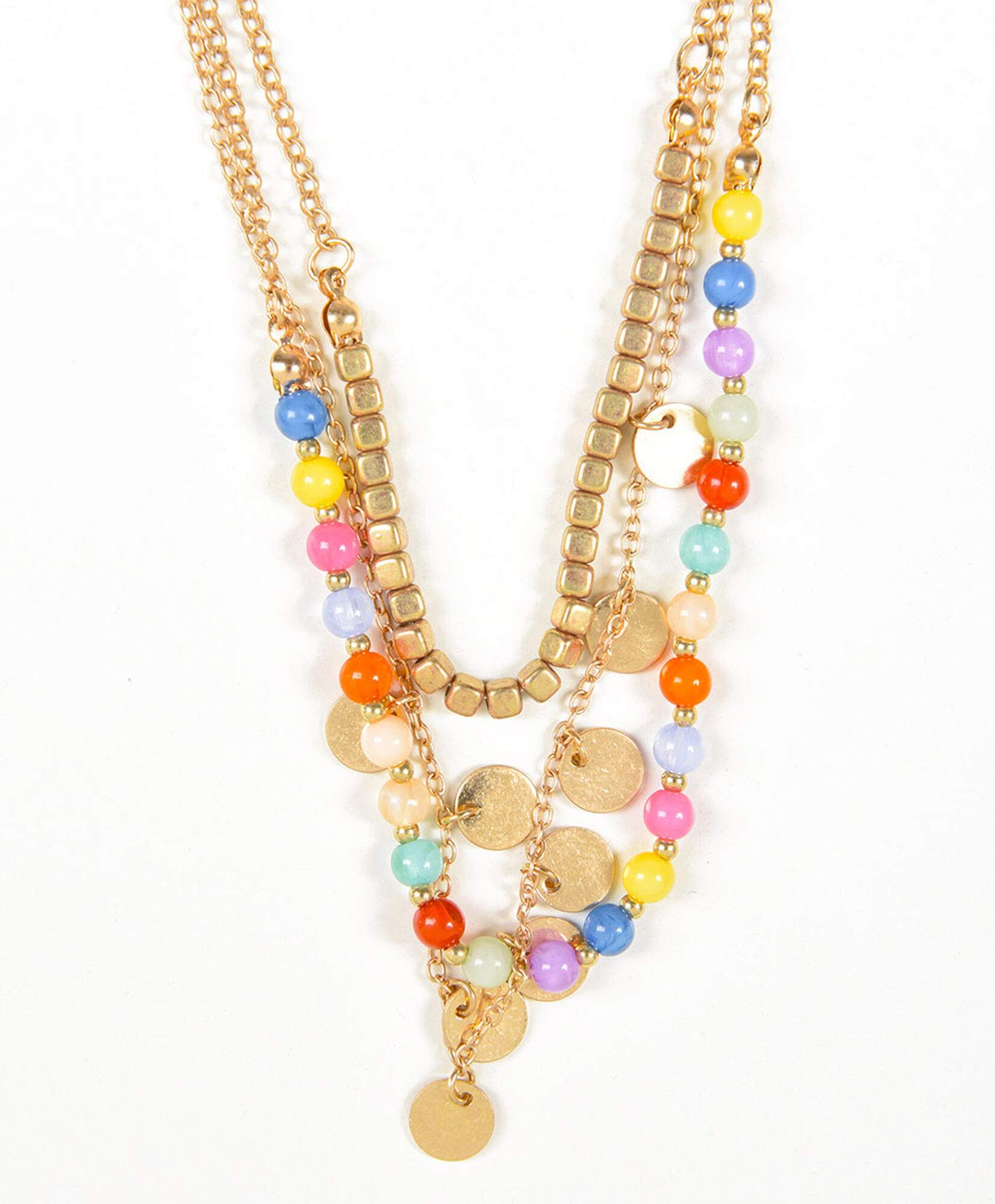 Set collar + aros mujer mostacillas Set collar + aros mujer mostacillas