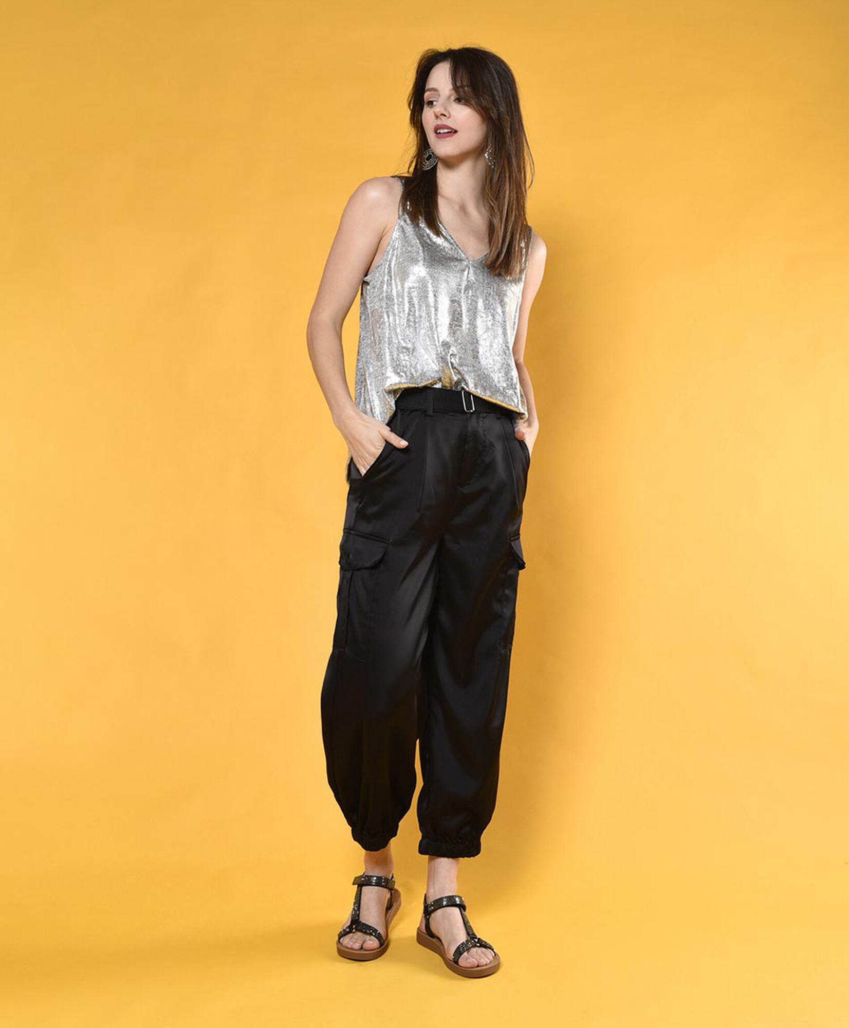 Sandalia comfort brillo Sandalia comfort brillo
