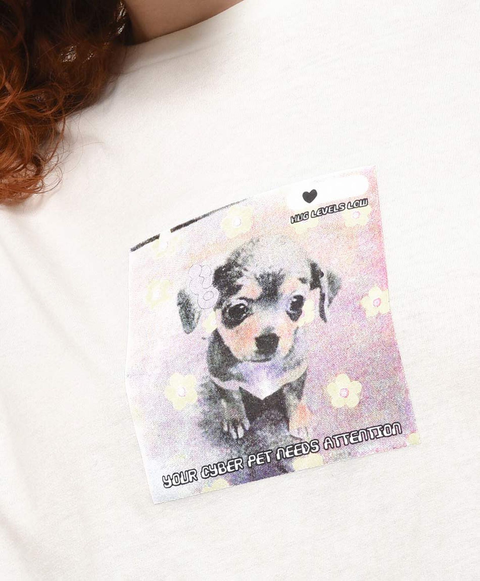Polera mujer estampada puppy Polera mujer estampada puppy