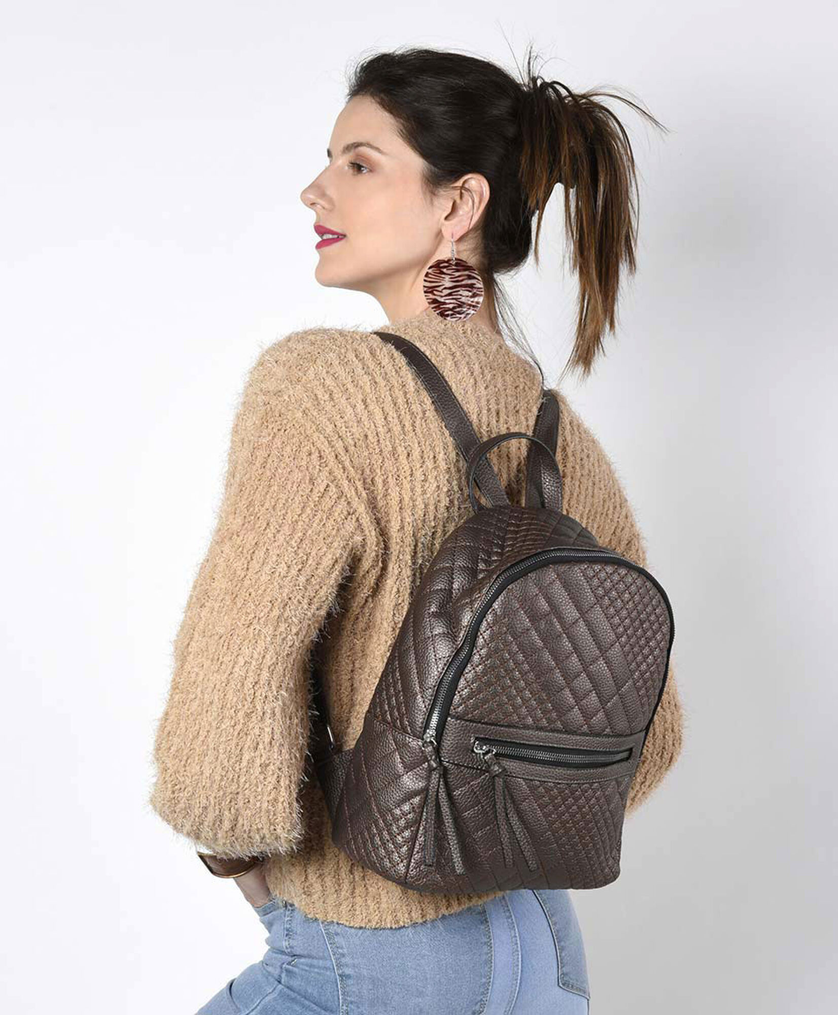 Mochila cuadritos Mochila cuadritos