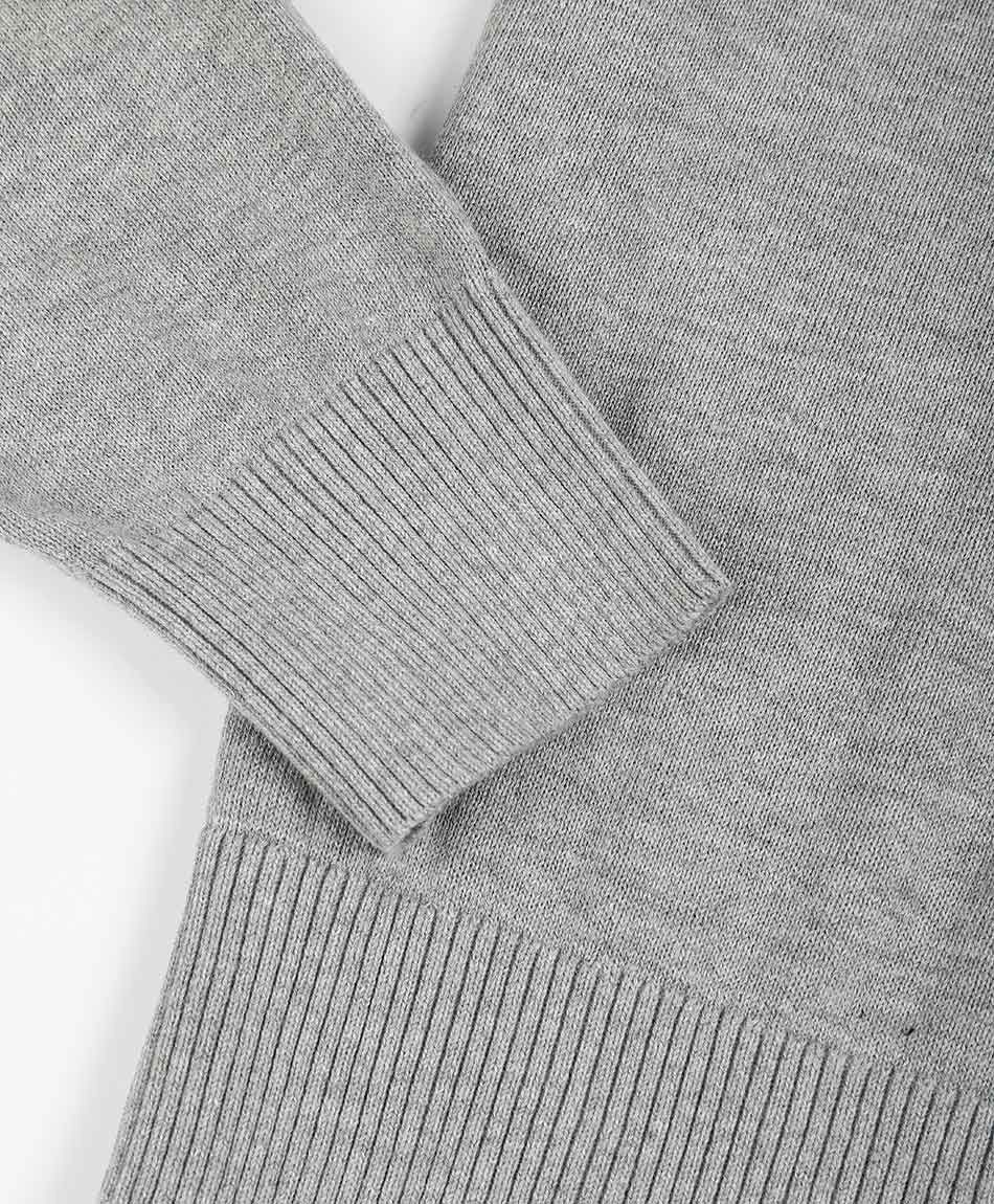 Sweater hombre cuello v grey