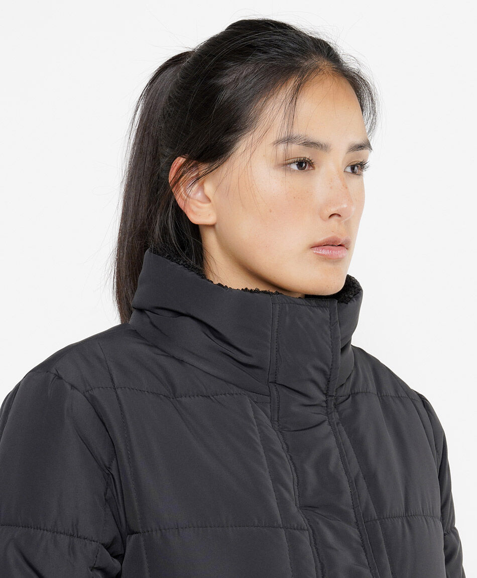 Parka mujer cuello chiporro