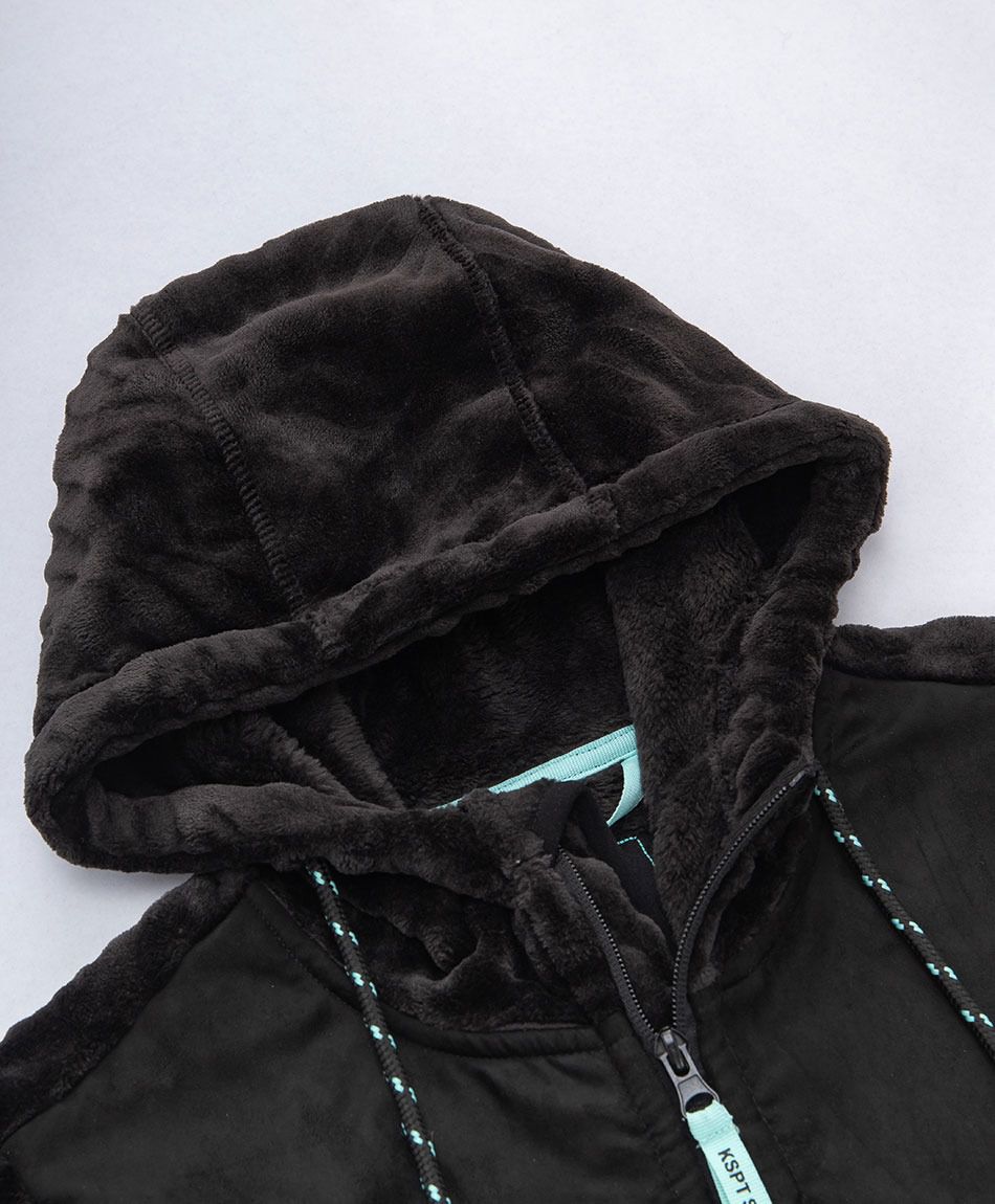 Polar deportivo mujer textura negro