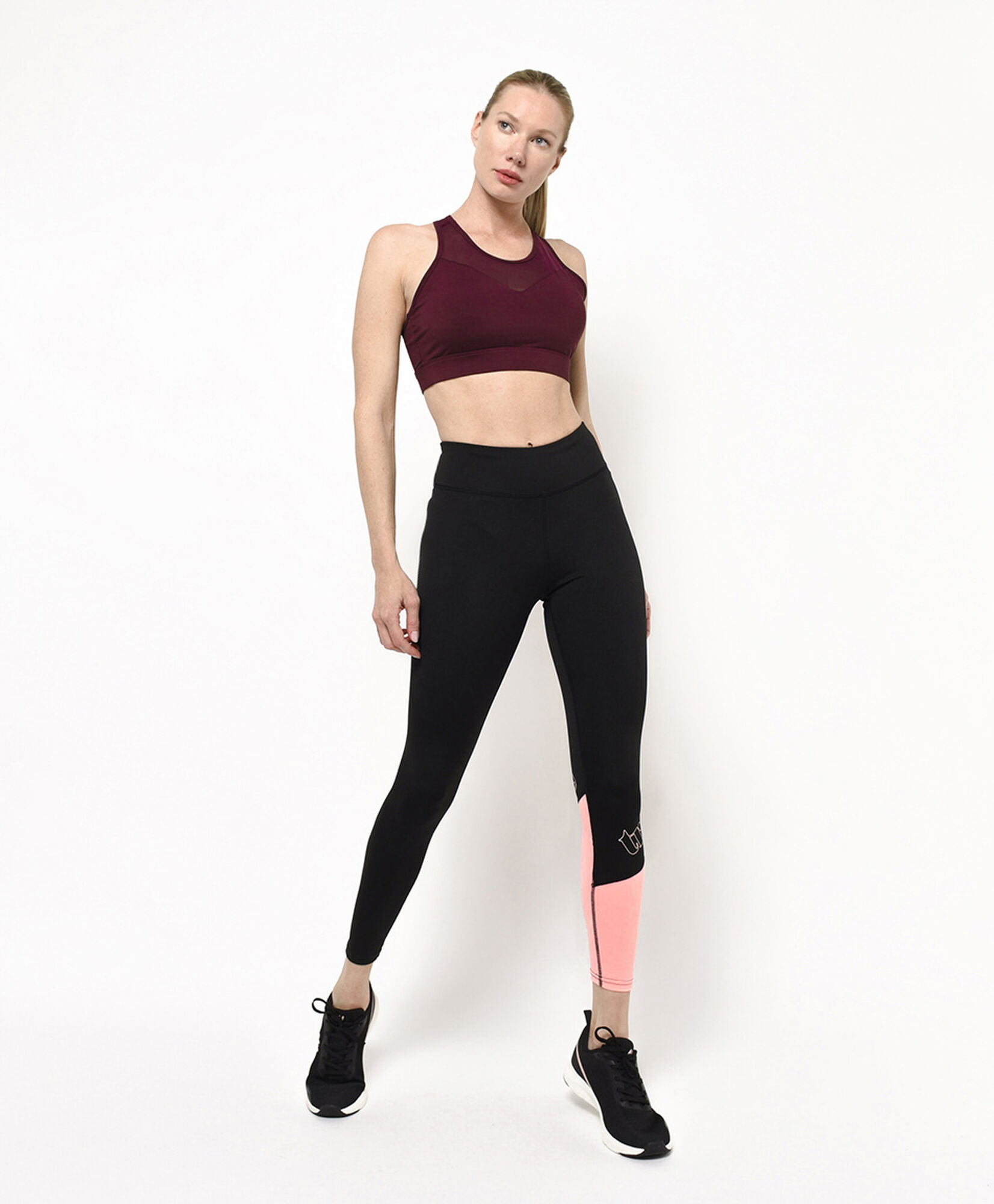 Calza deportiva mujer bicolor Calza deportiva mujer bicolor