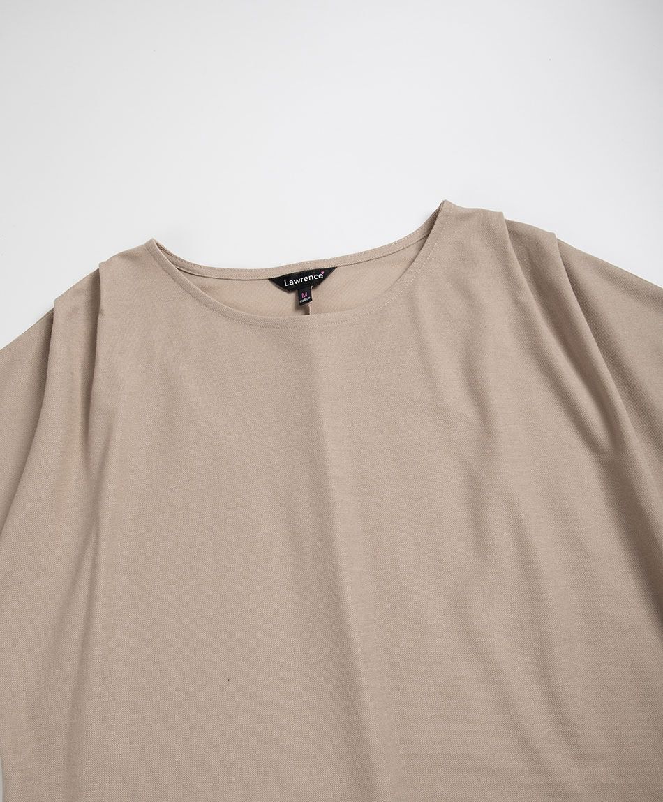 Polera mujer pliegues hombros