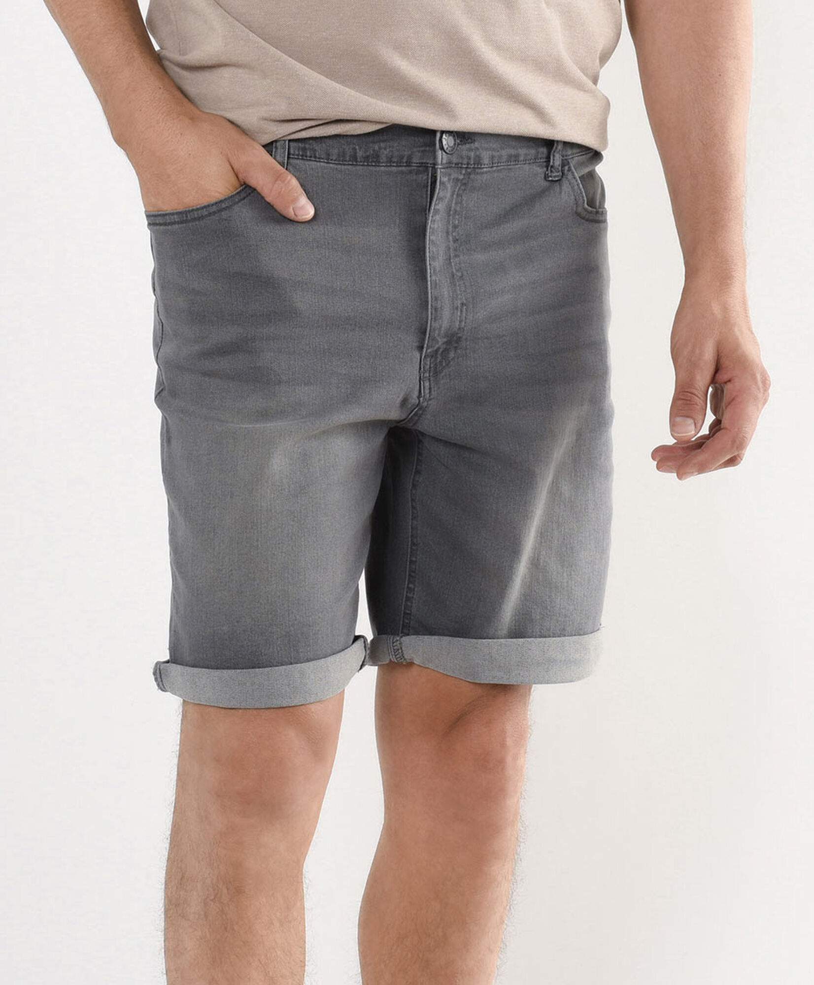 Short hombre denim gris Short hombre denim gris