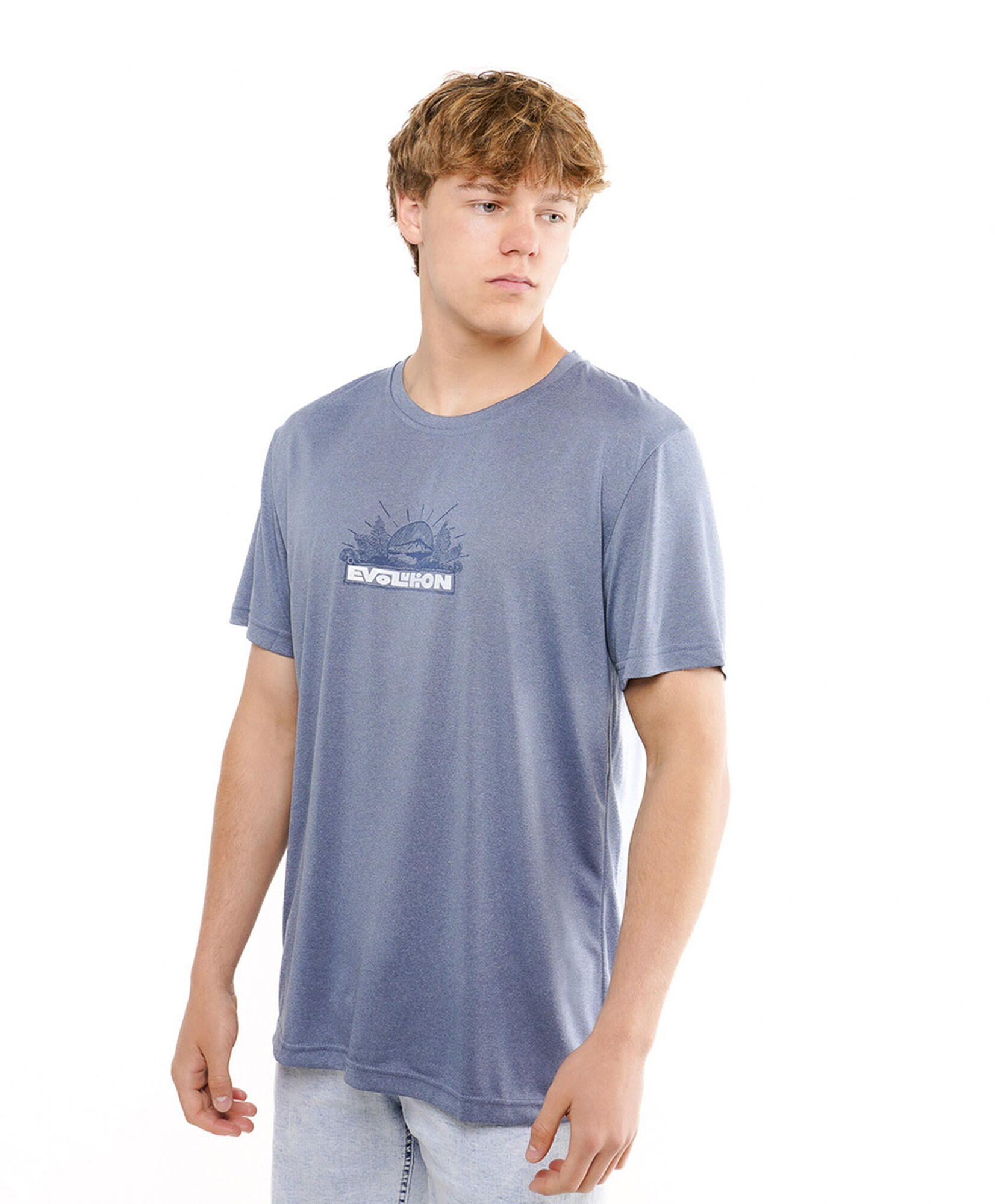 Polera hombre dry fit print evolution Polera hombre dry fit print evolution