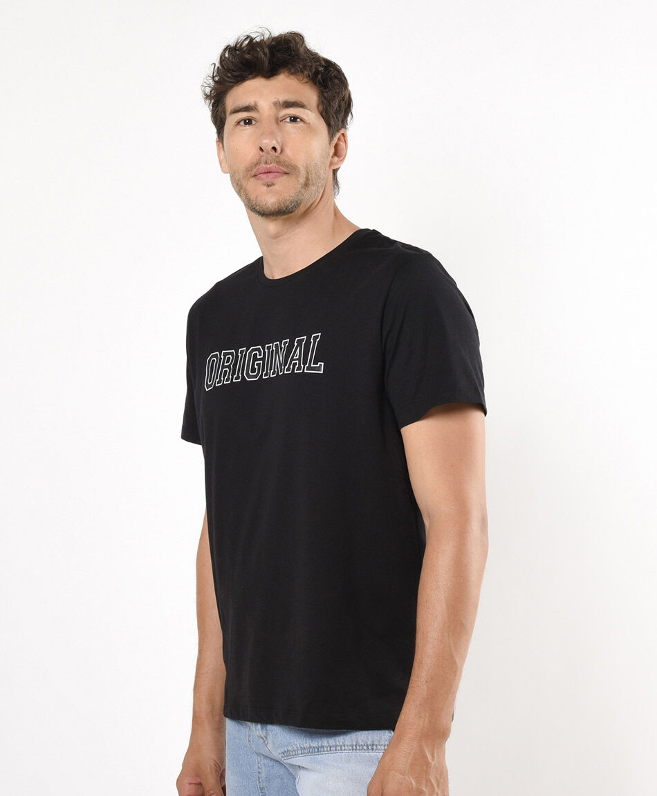 Polera hombre estampado original