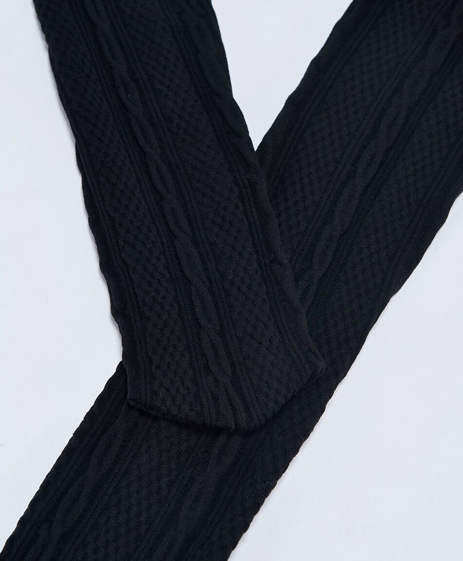 Panty mujer jacquard trenzas