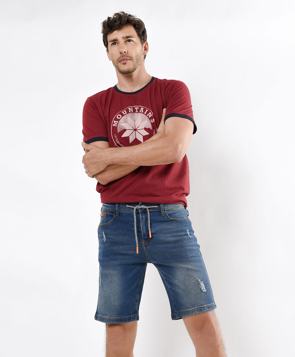 Bermuda hombre denim cord&oacute;n