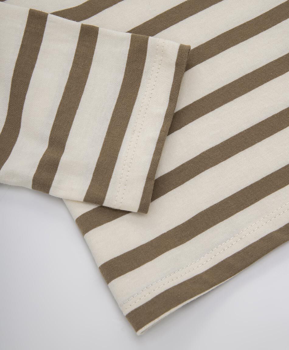 Polera mujer rayas bicolor