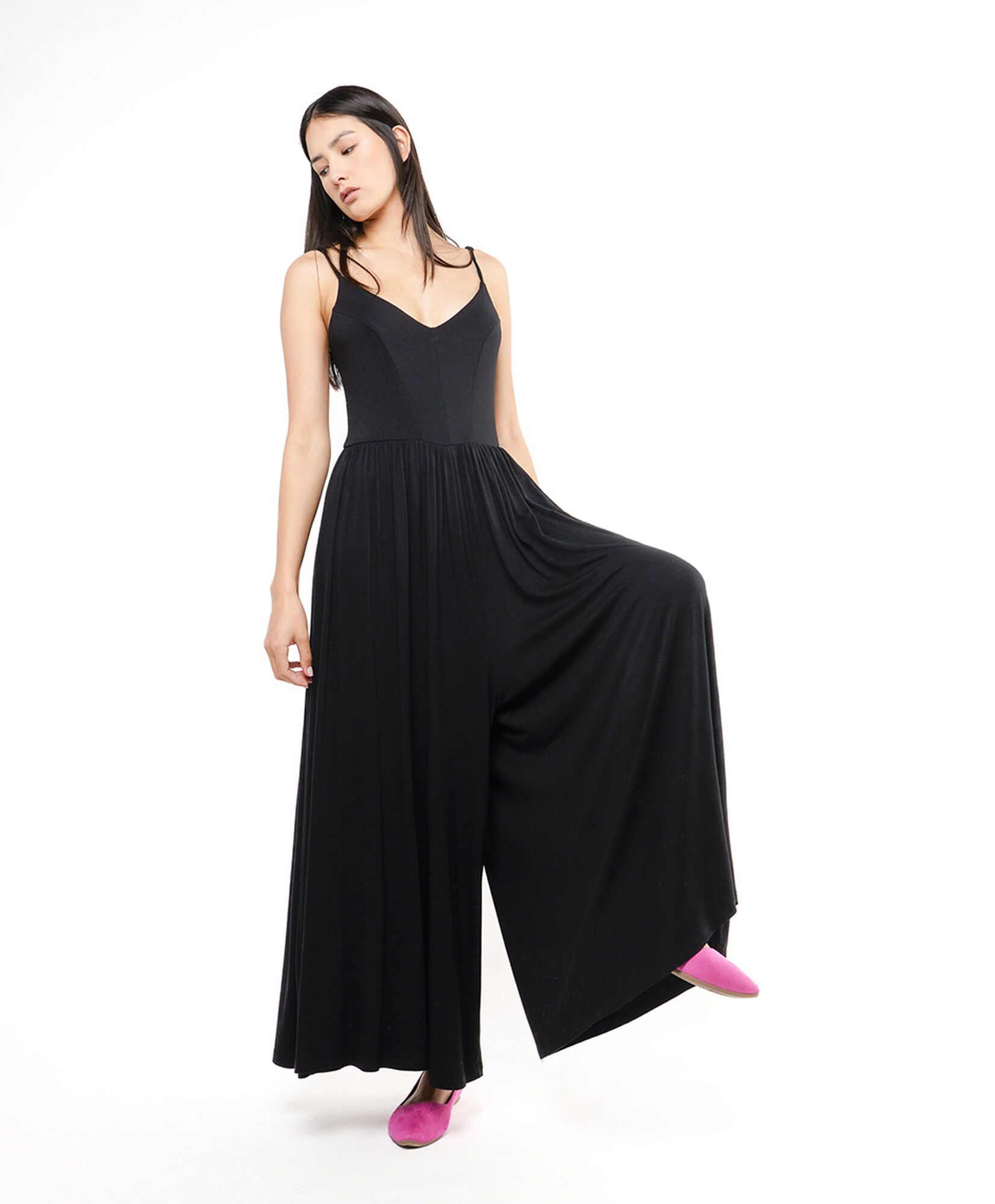 Enterito mujer palazzo black Enterito mujer palazzo black
