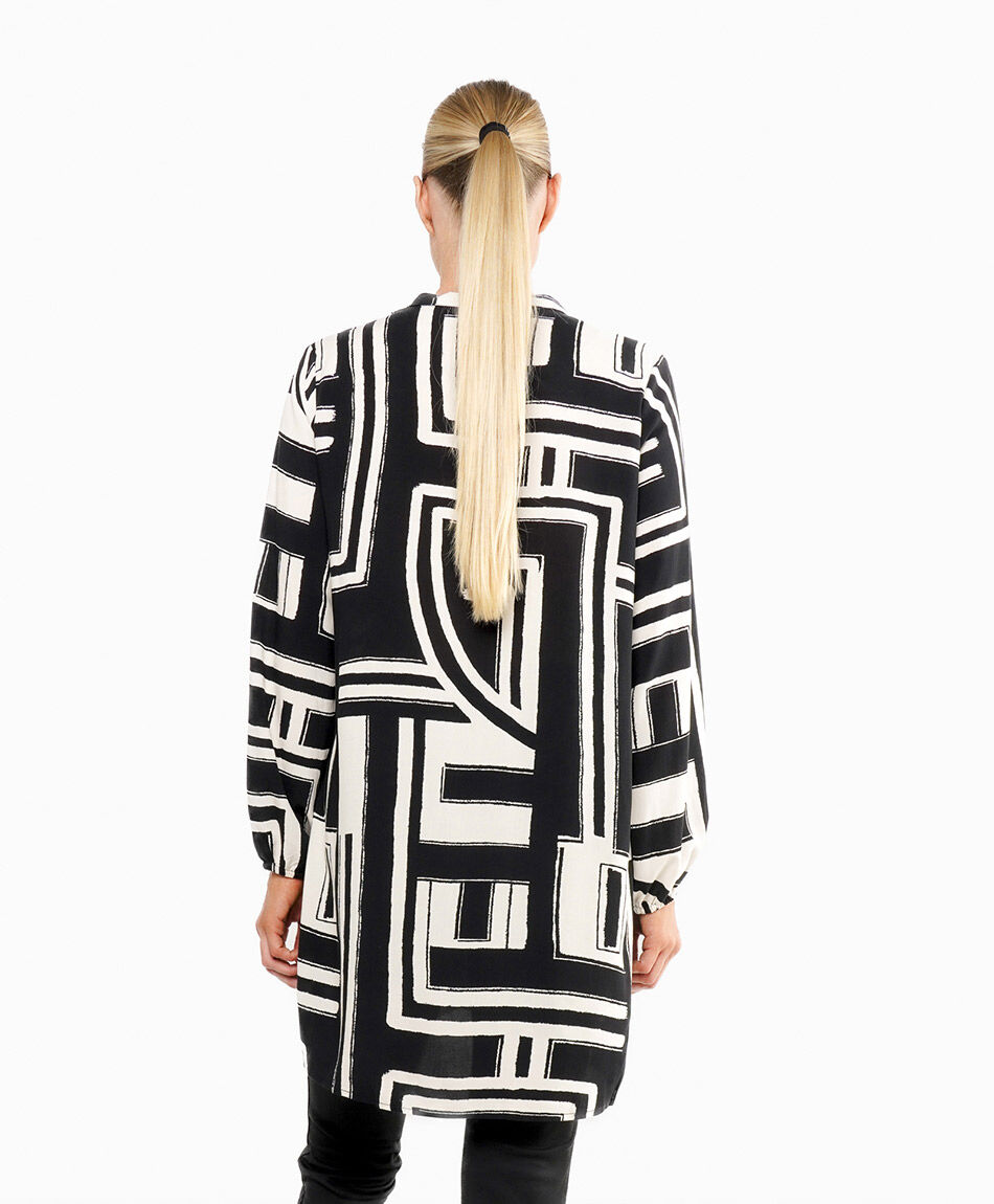 Blusa mujer estampado abstracto