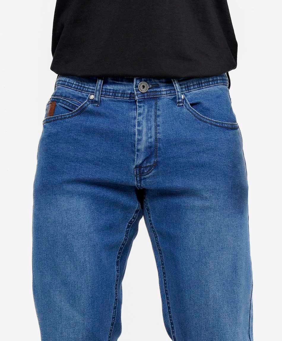 Jeans hombre desgastado slim fit