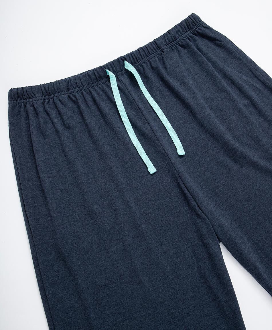 Pijama hombre dise&ntilde;o ancla blue