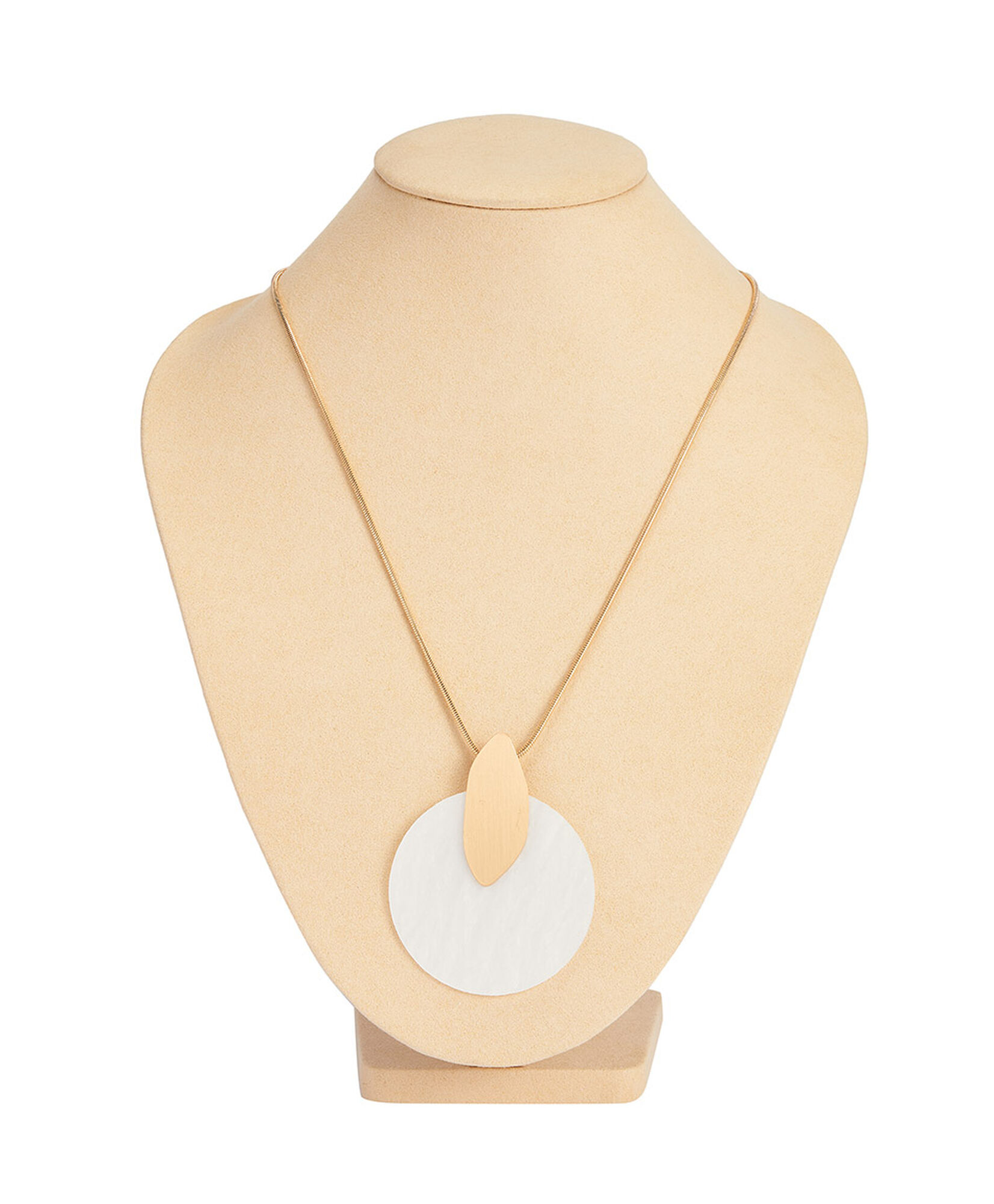 Collar mujer círculo blanco Collar mujer círculo blanco