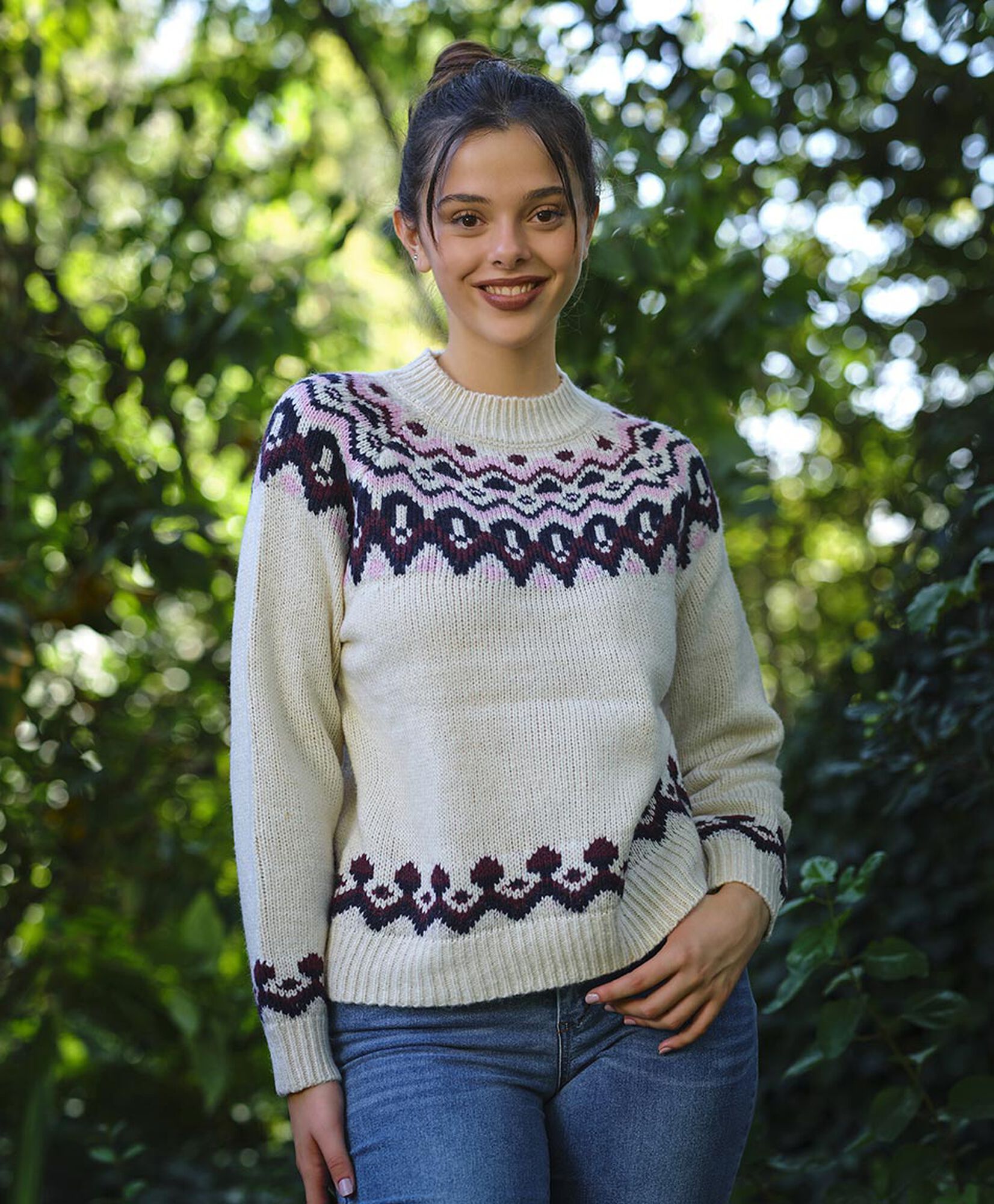 Sweater mujer grueso nórdico Sweater mujer grueso nórdico