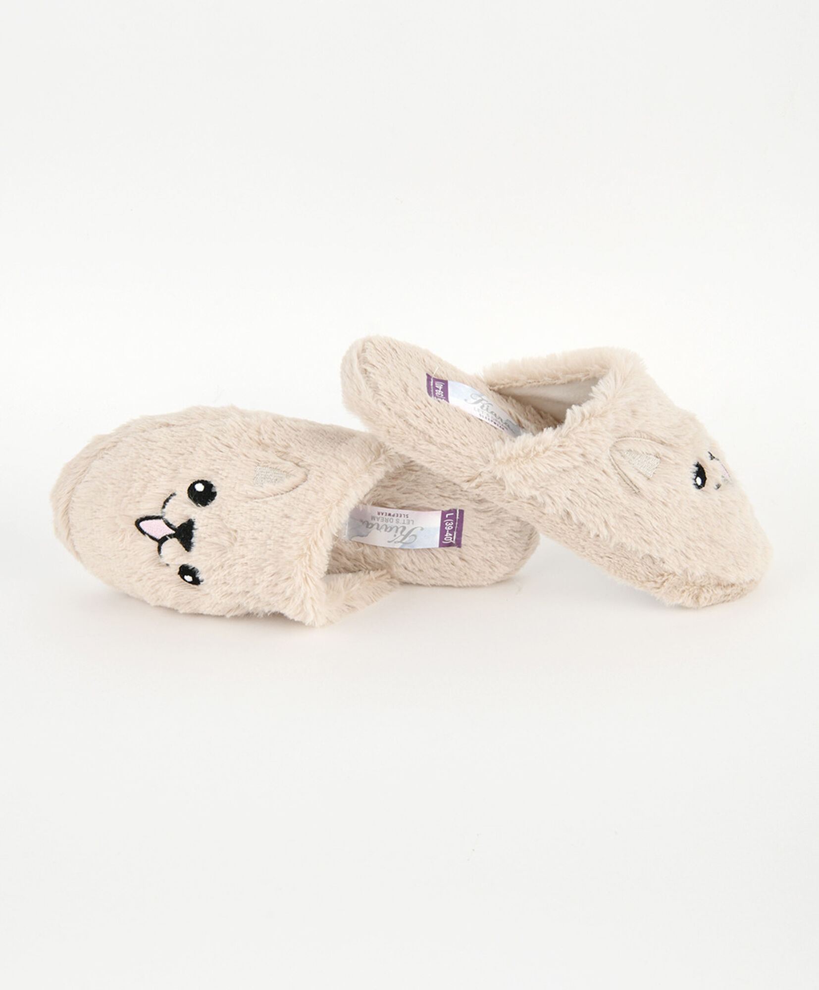 Pantufla mujer perrito pelitos Pantufla mujer perrito pelitos