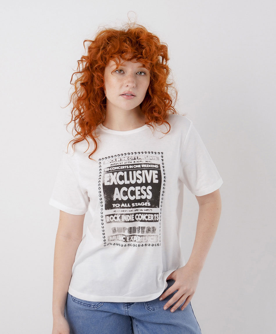 Polera mujer ticket concierto