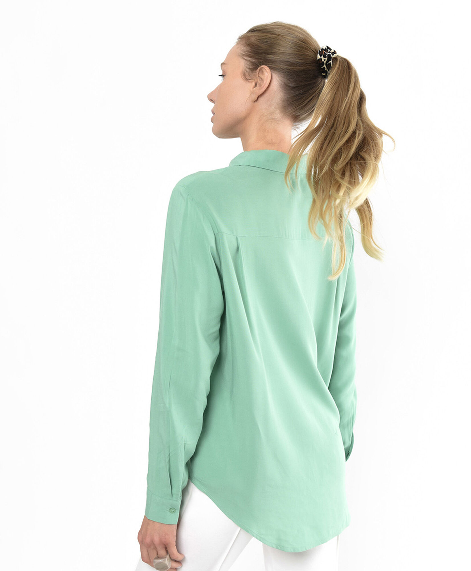 Blusa mujer lisa verde Blusa mujer lisa verde