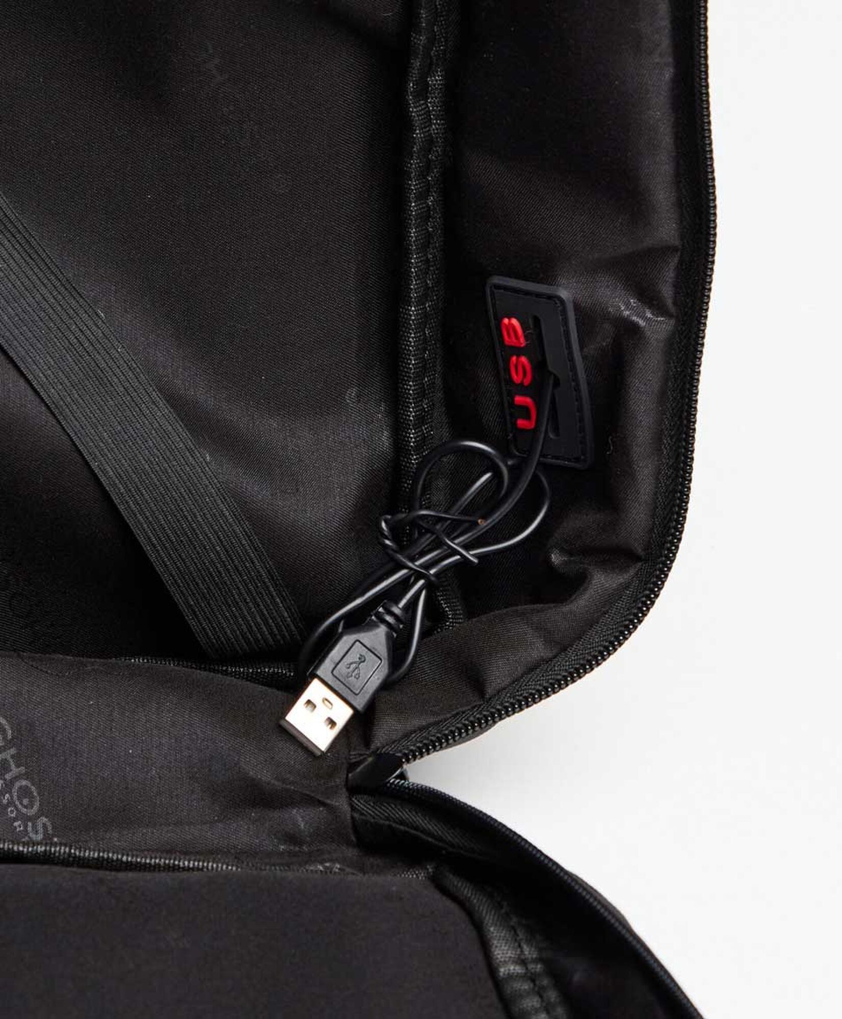 Mochila de viaje negra Mochila de viaje negra
