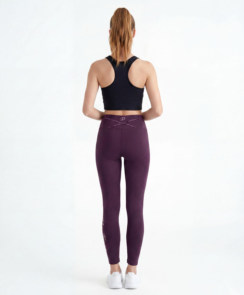Calza deportiva mujer el&aacute;sticos cruzados