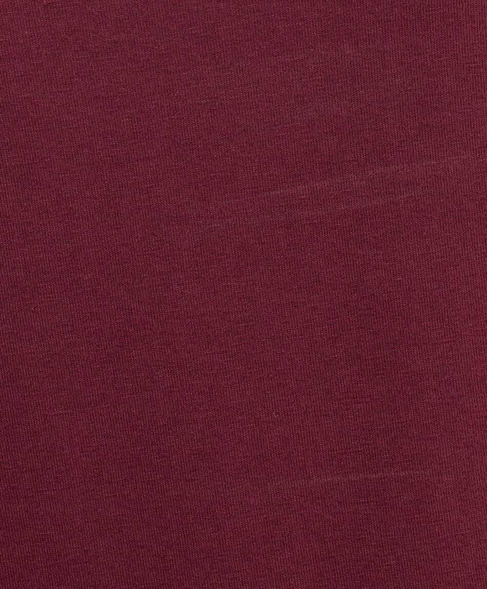 Polera mujer b&aacute;sica burdeo manga larga