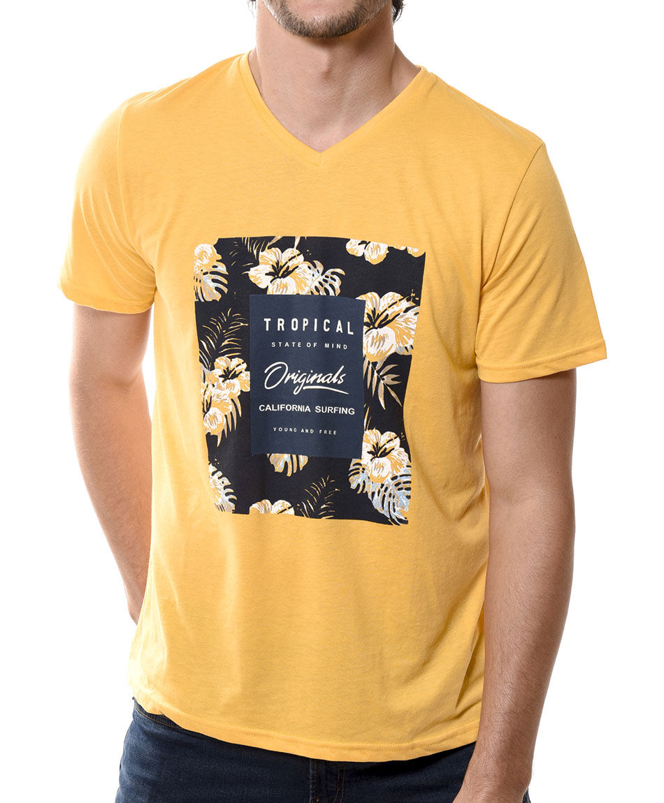 Polera estampada