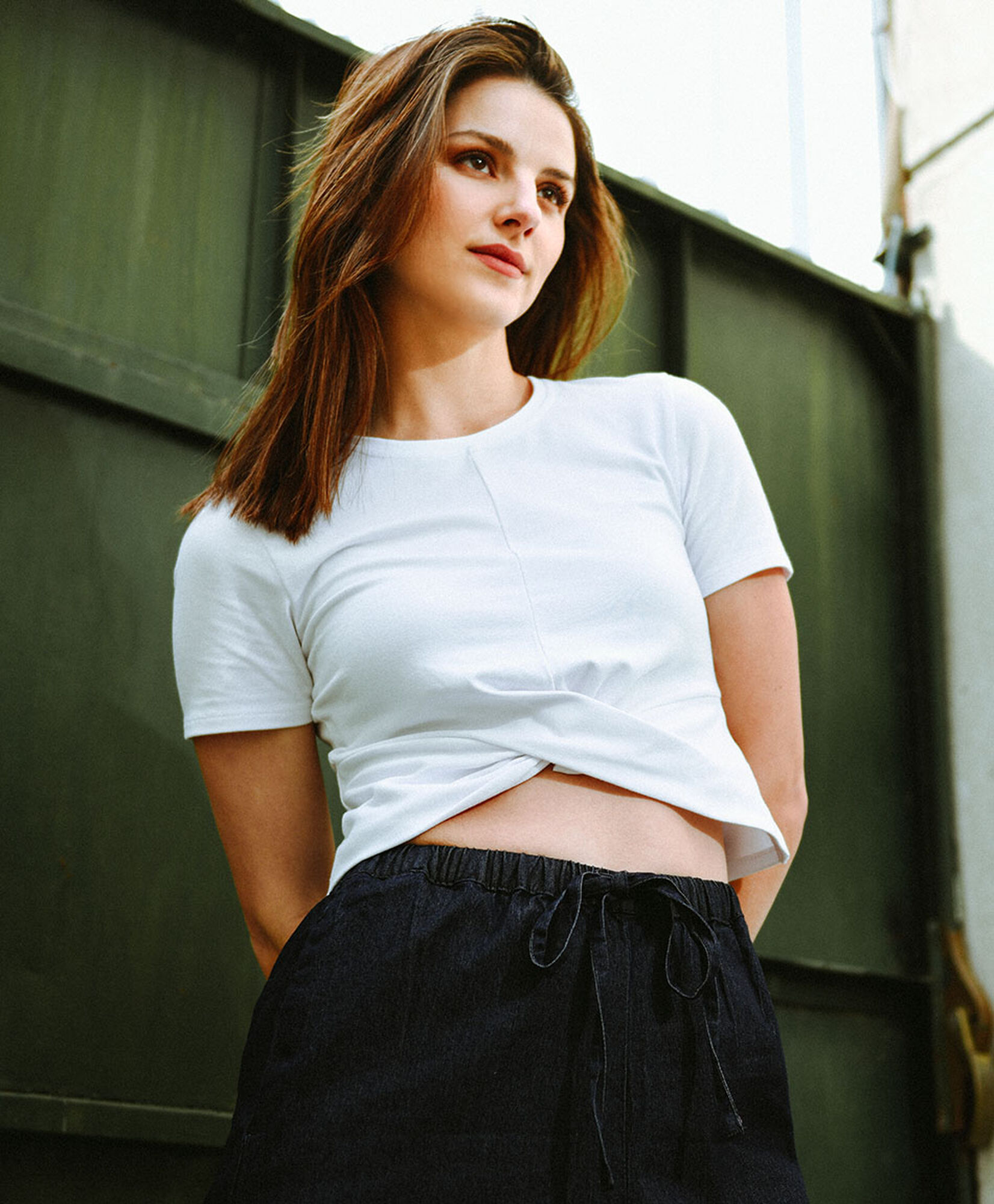 Polera mujer nudo frontal Polera mujer nudo frontal