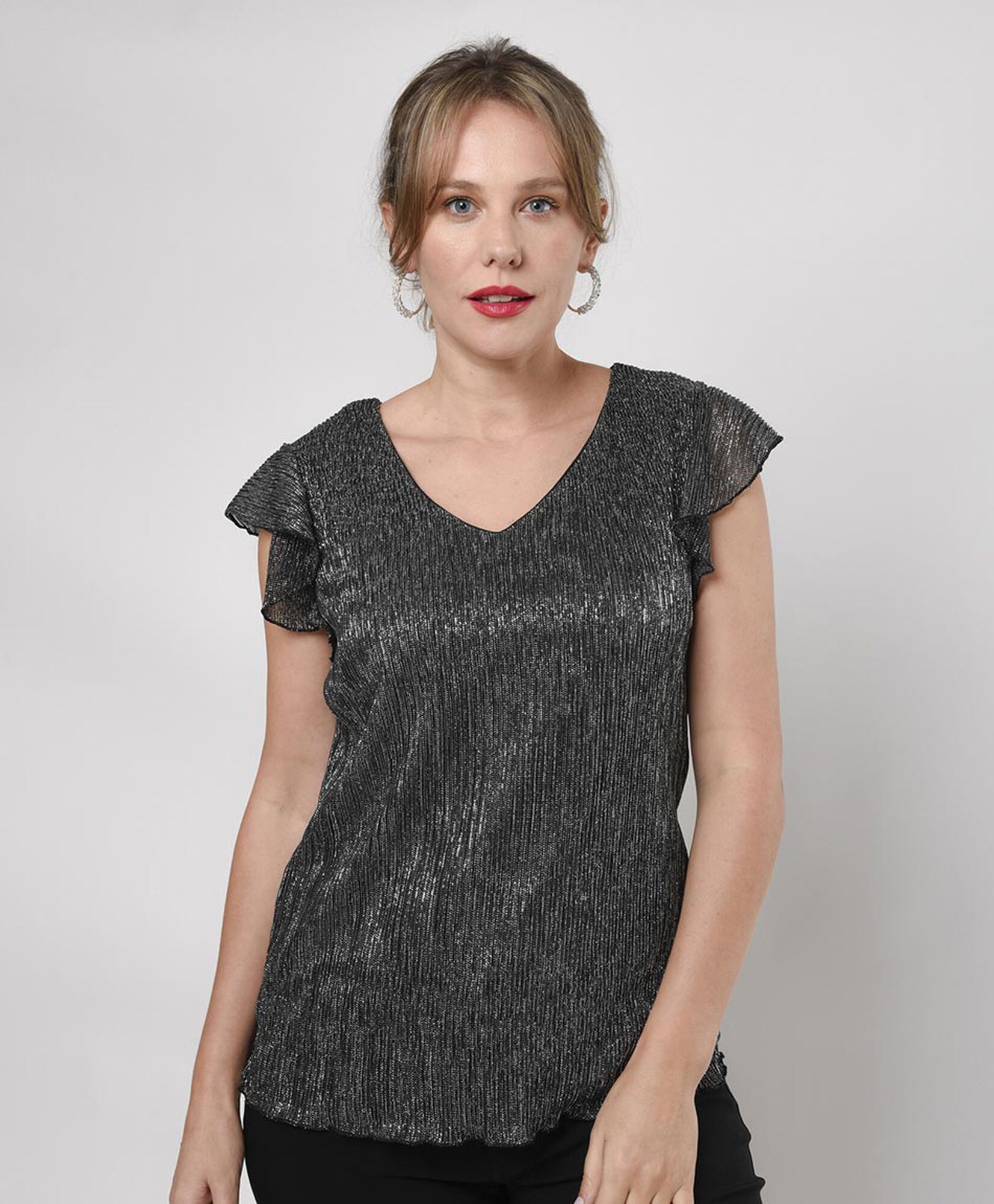Polera mujer metalizada Polera mujer metalizada