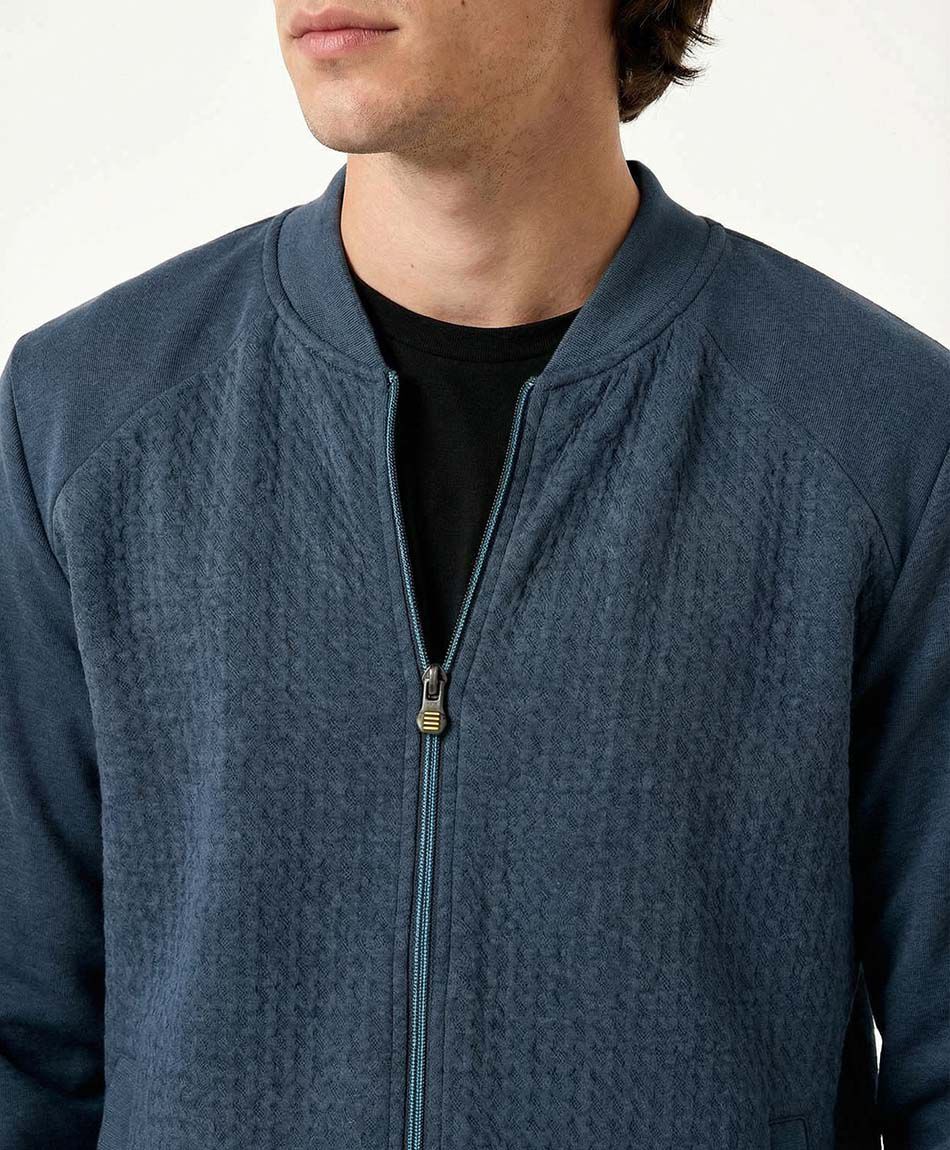 Chaqueta hombre bomber mix