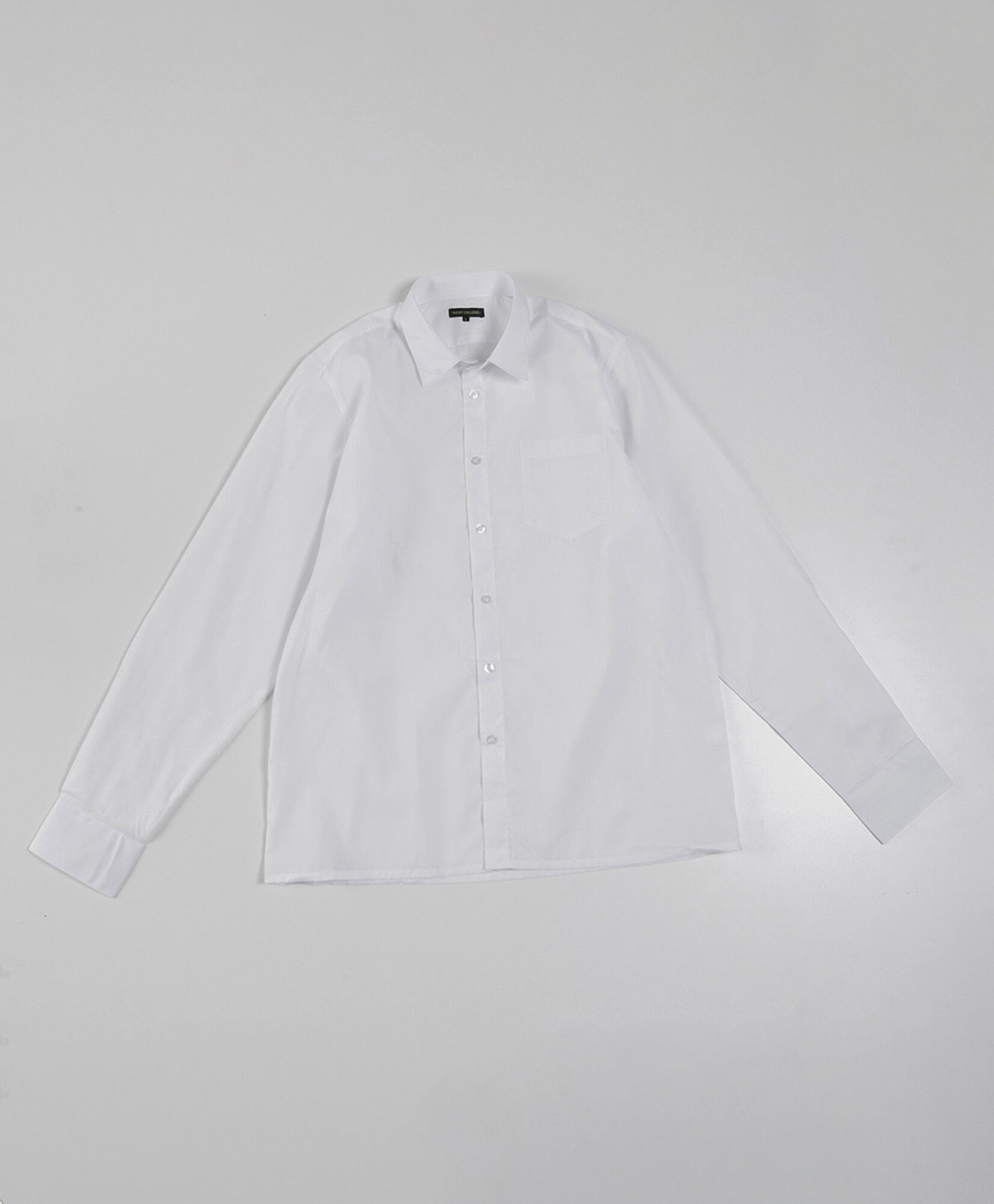Camisa escolar blanca bolsillo Camisa escolar blanca bolsillo