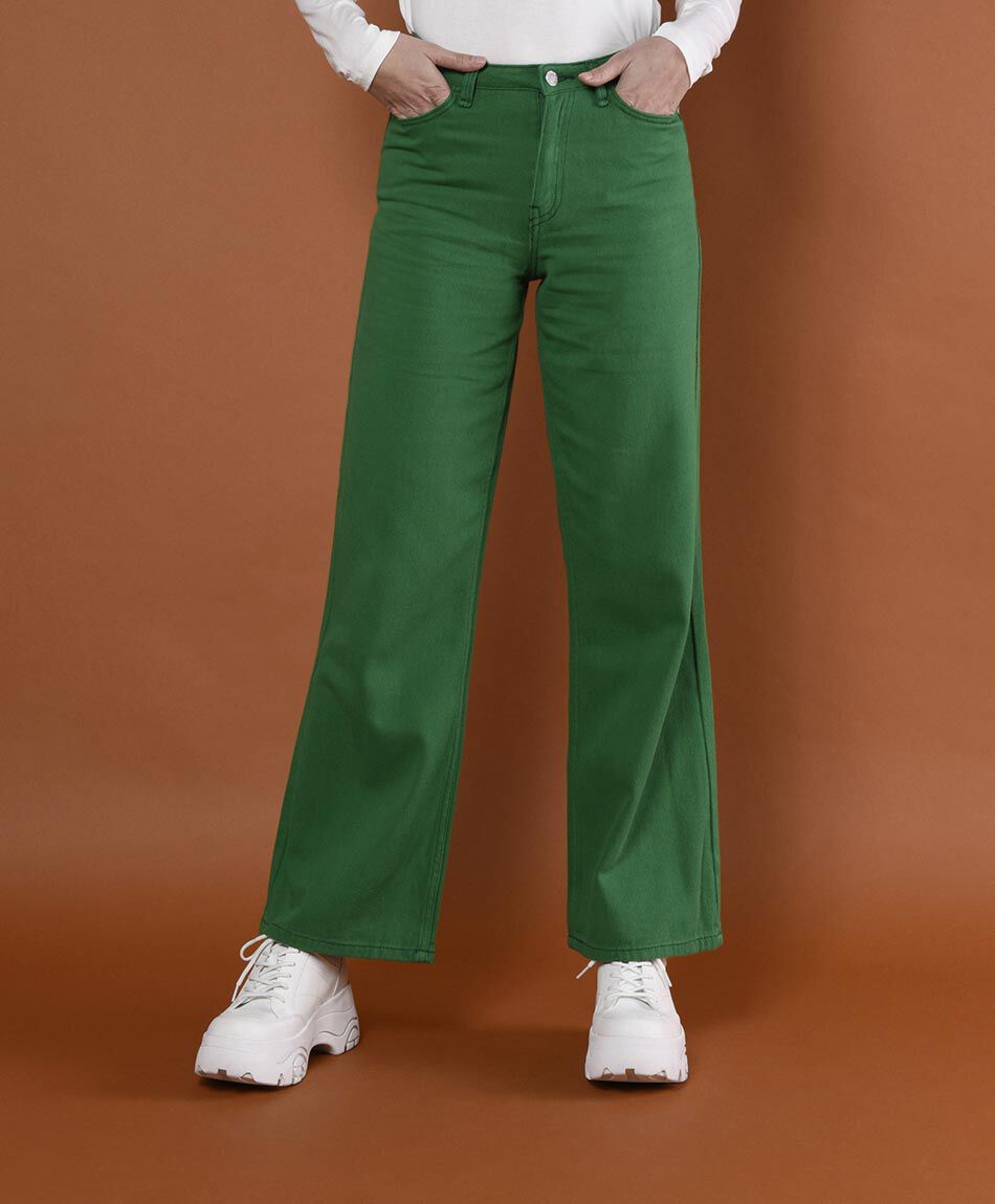 Jeans tiro alto moms