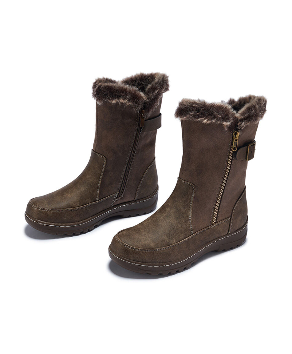 Bota mujer apache larga brown
