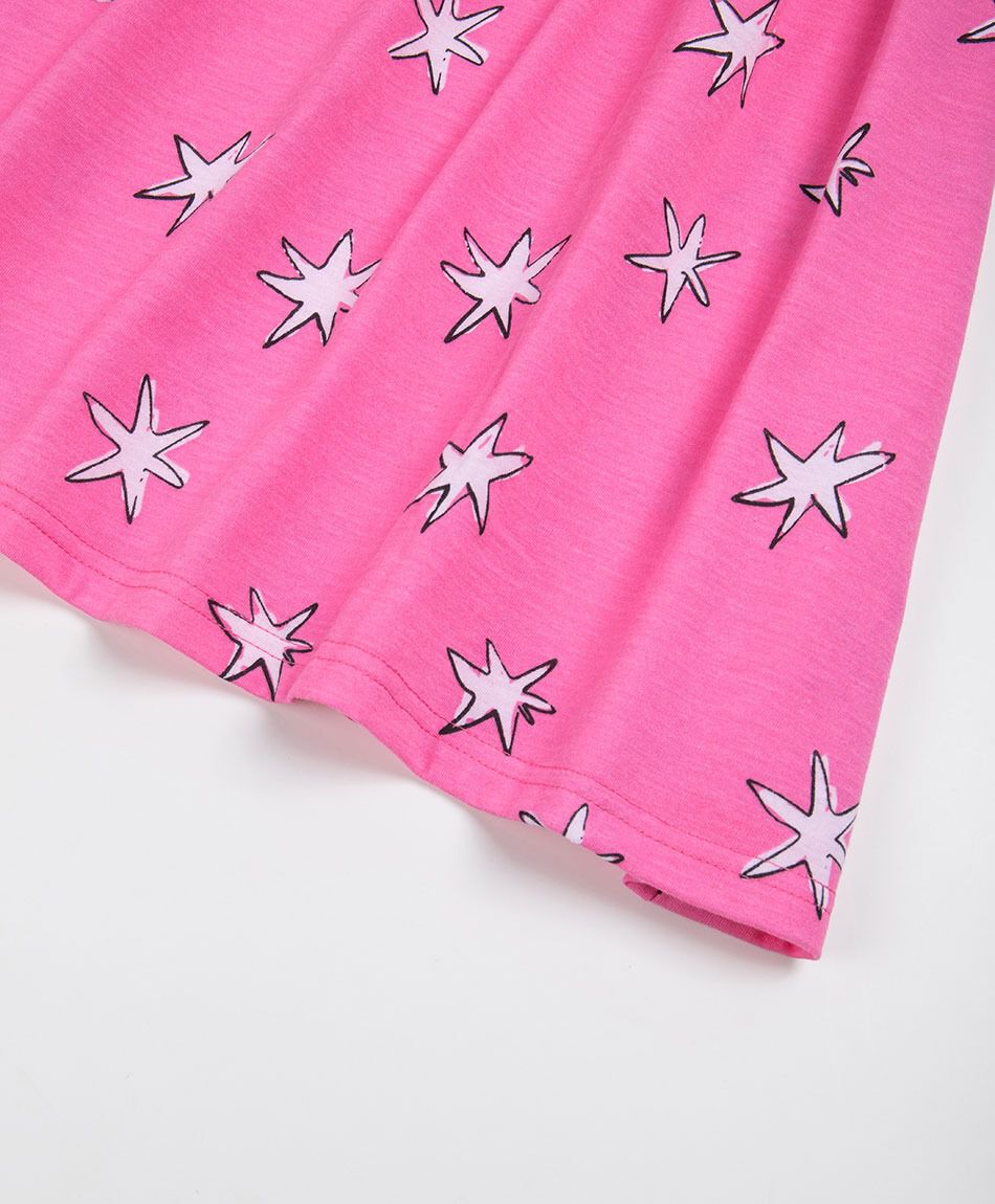 Vestido ni&ntilde;a flor estrella