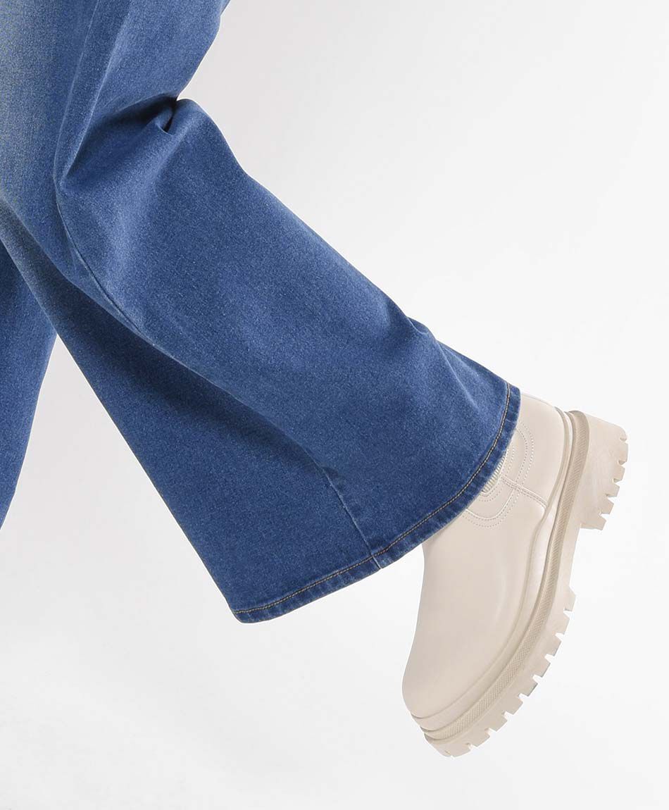 Jeans mujer desgastado wide