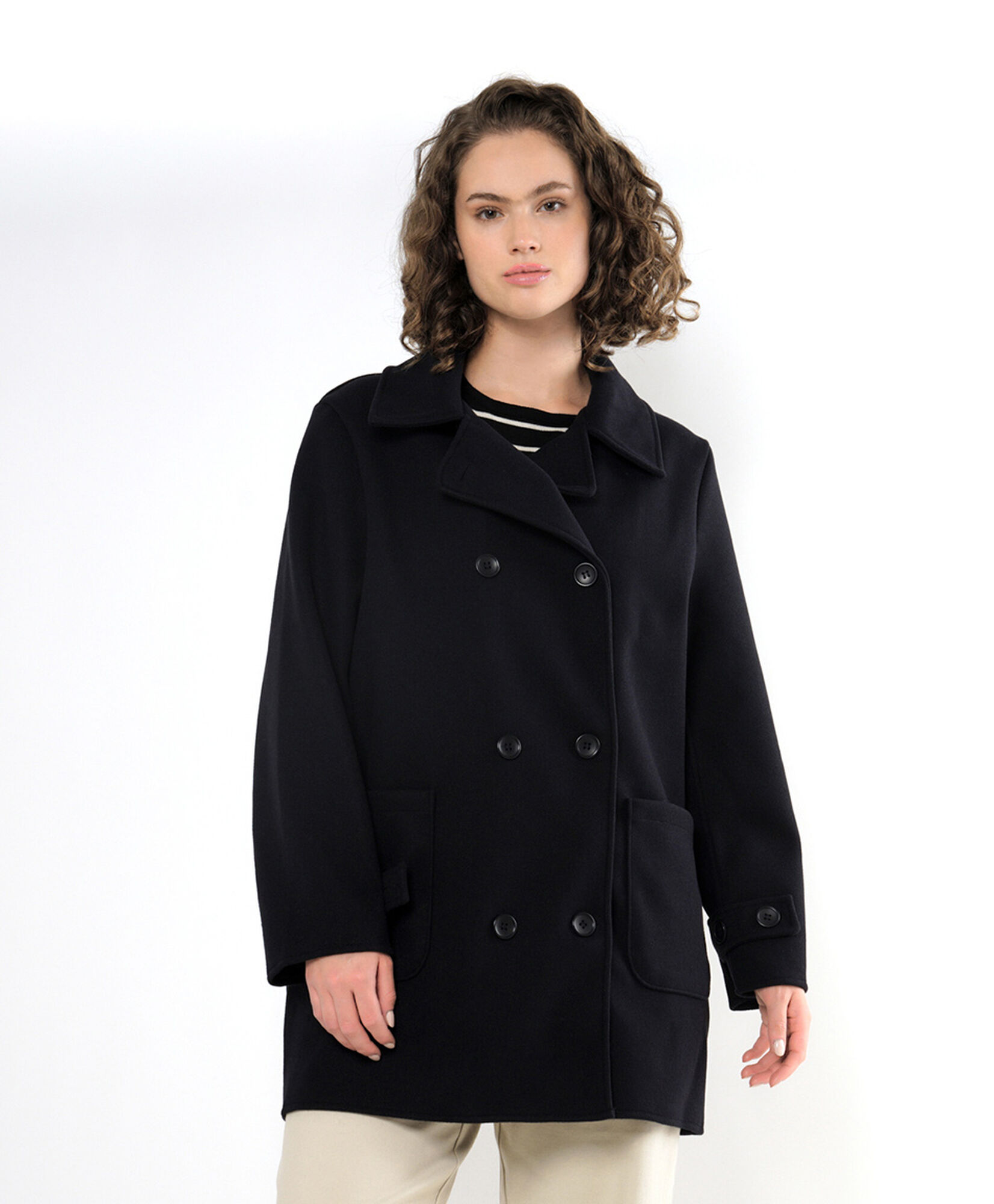 Chaqueta mujer cruzado botones Chaqueta mujer cruzado botones