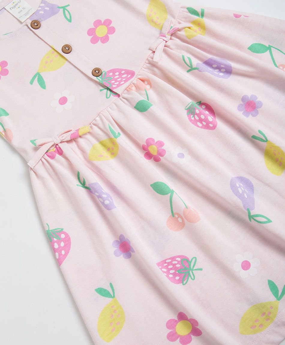 Vestido beb&eacute; botones