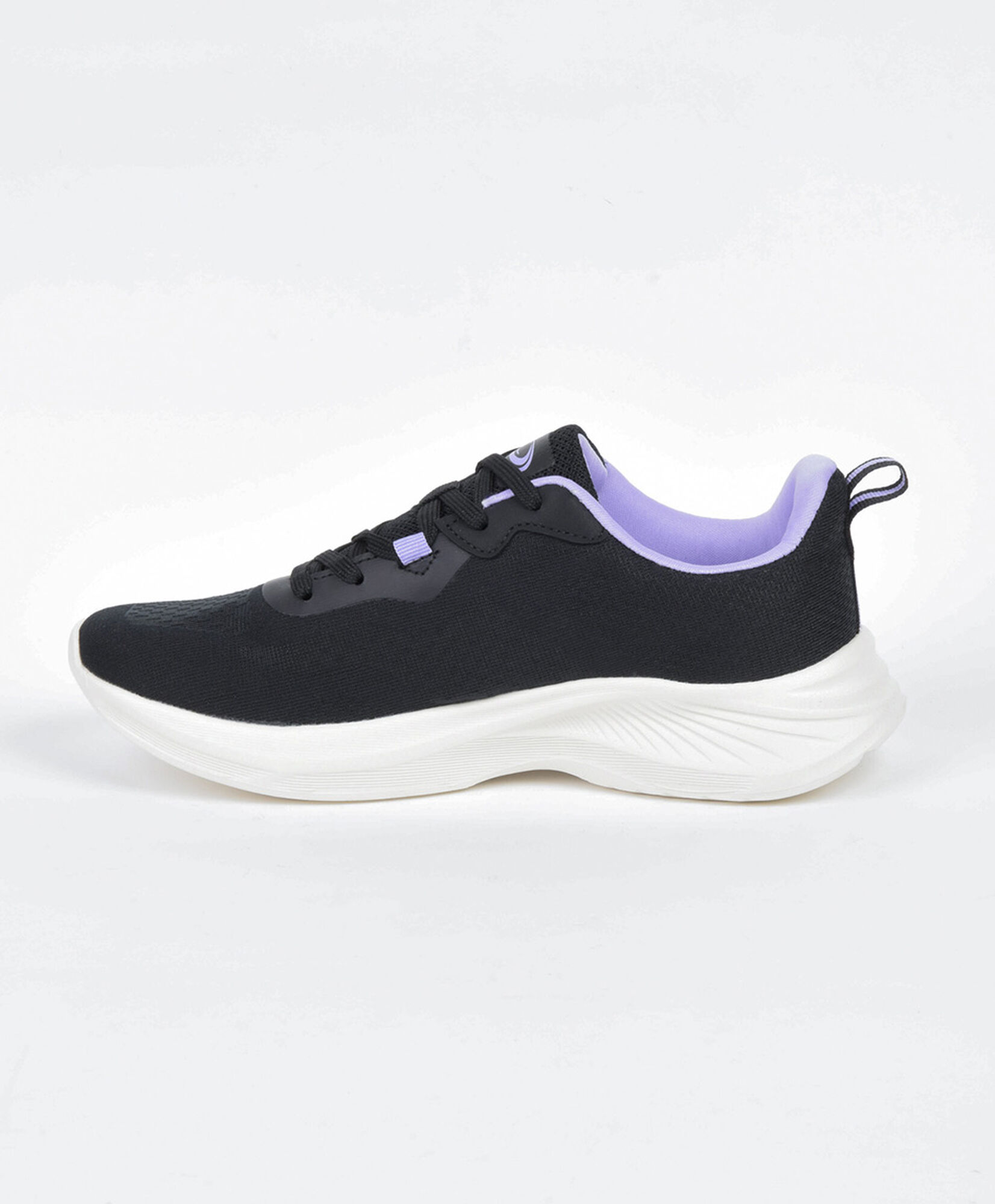 Zapatilla deportiva mujer negra y lila Zapatilla deportiva mujer negra y lila