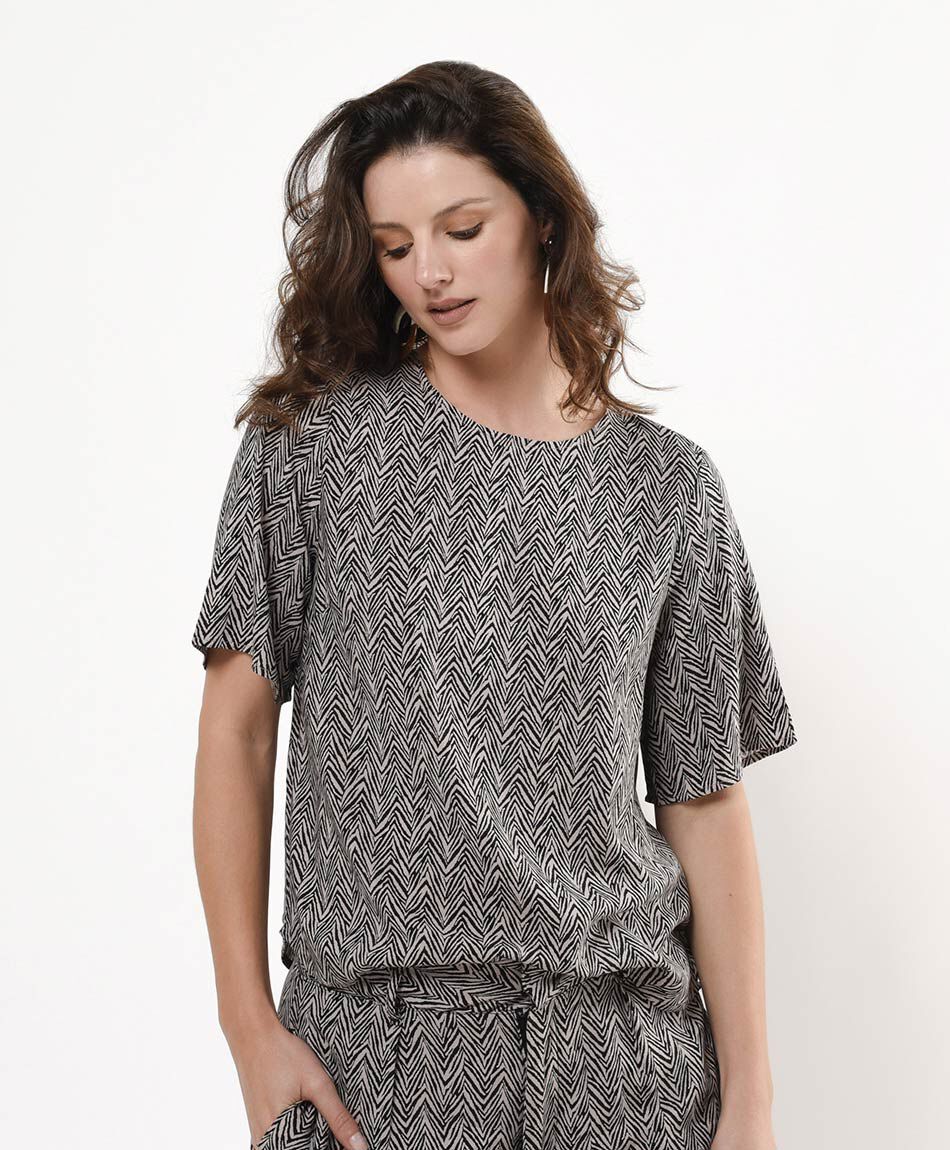 Blusa mujer zigzag