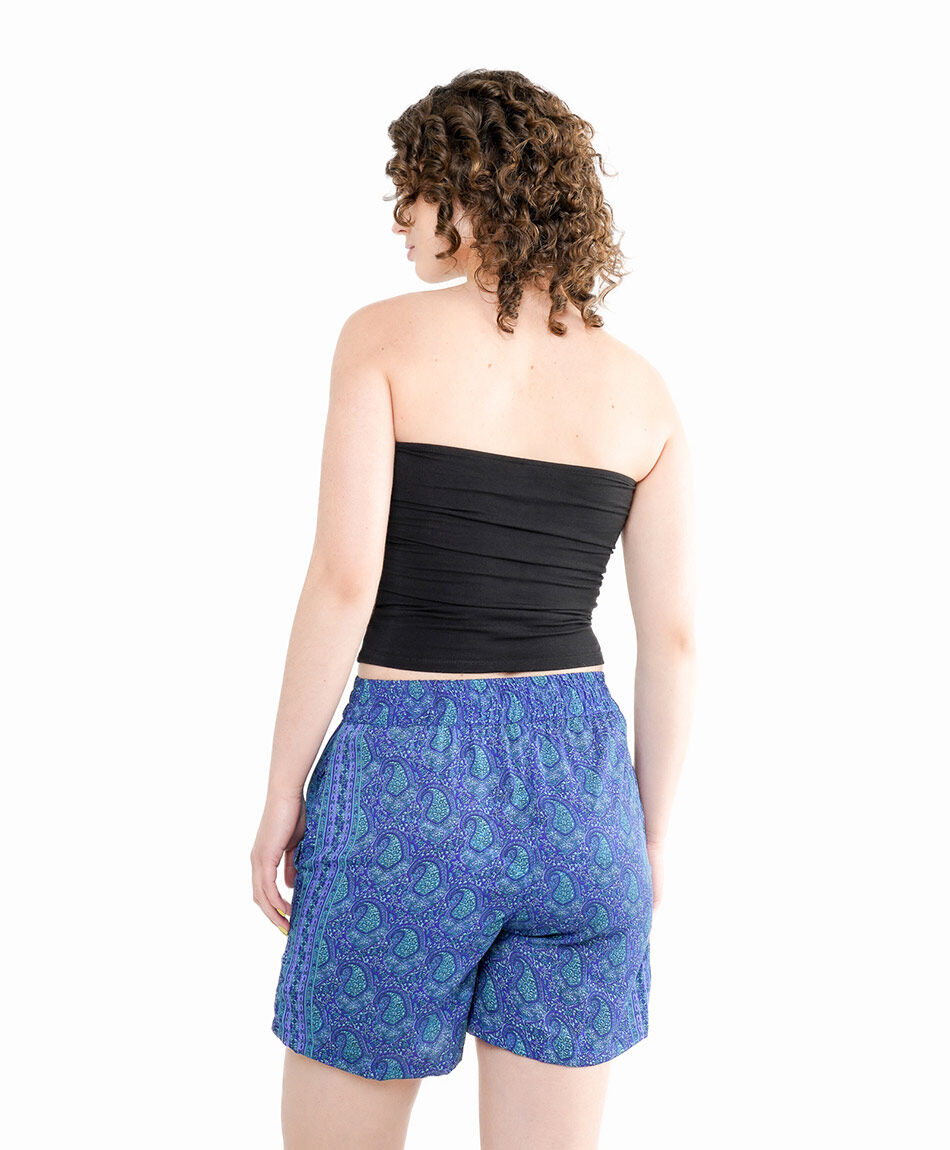 Short mujer casual blue