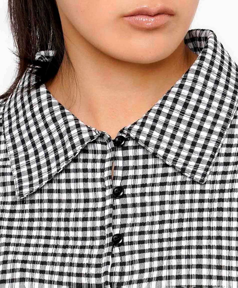 Blusa mujer cuadritos