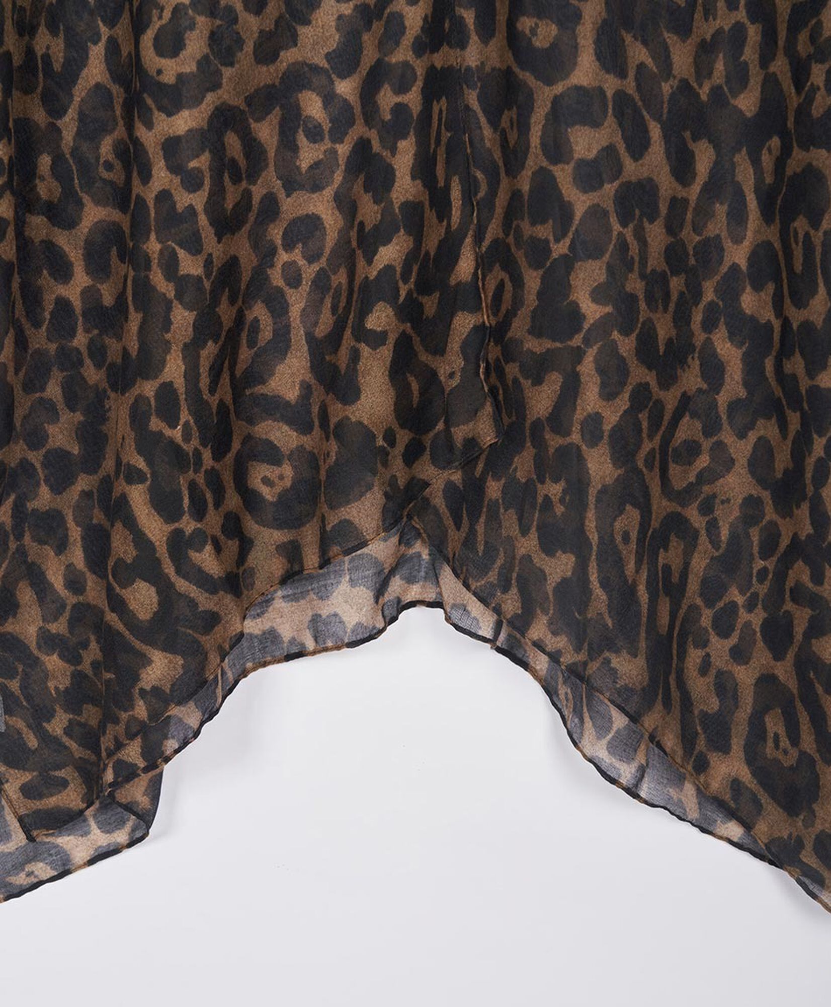 Pareo mujer animal print café Pareo mujer animal print café