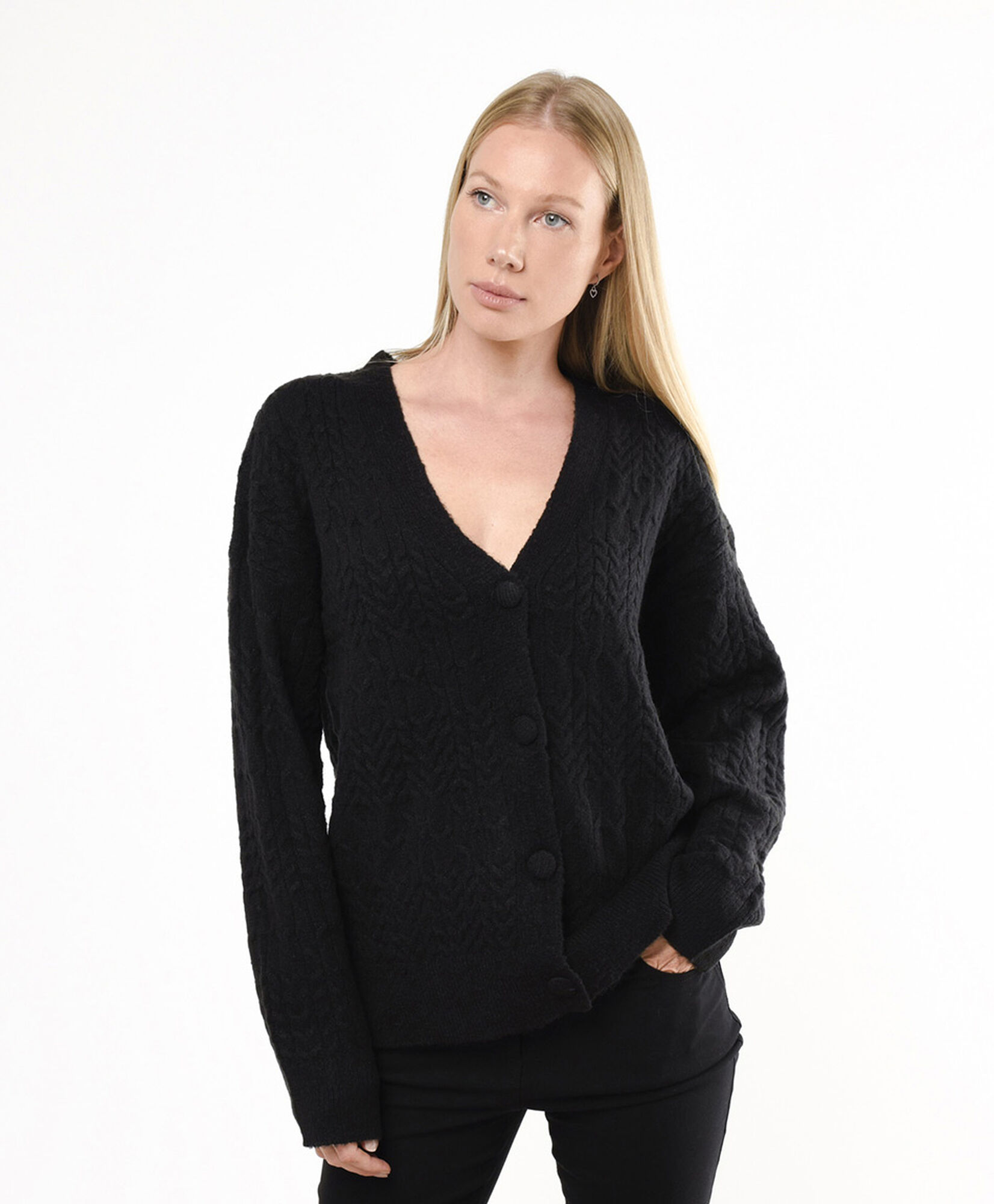 Cardigan mujer trenzado Cardigan mujer trenzado